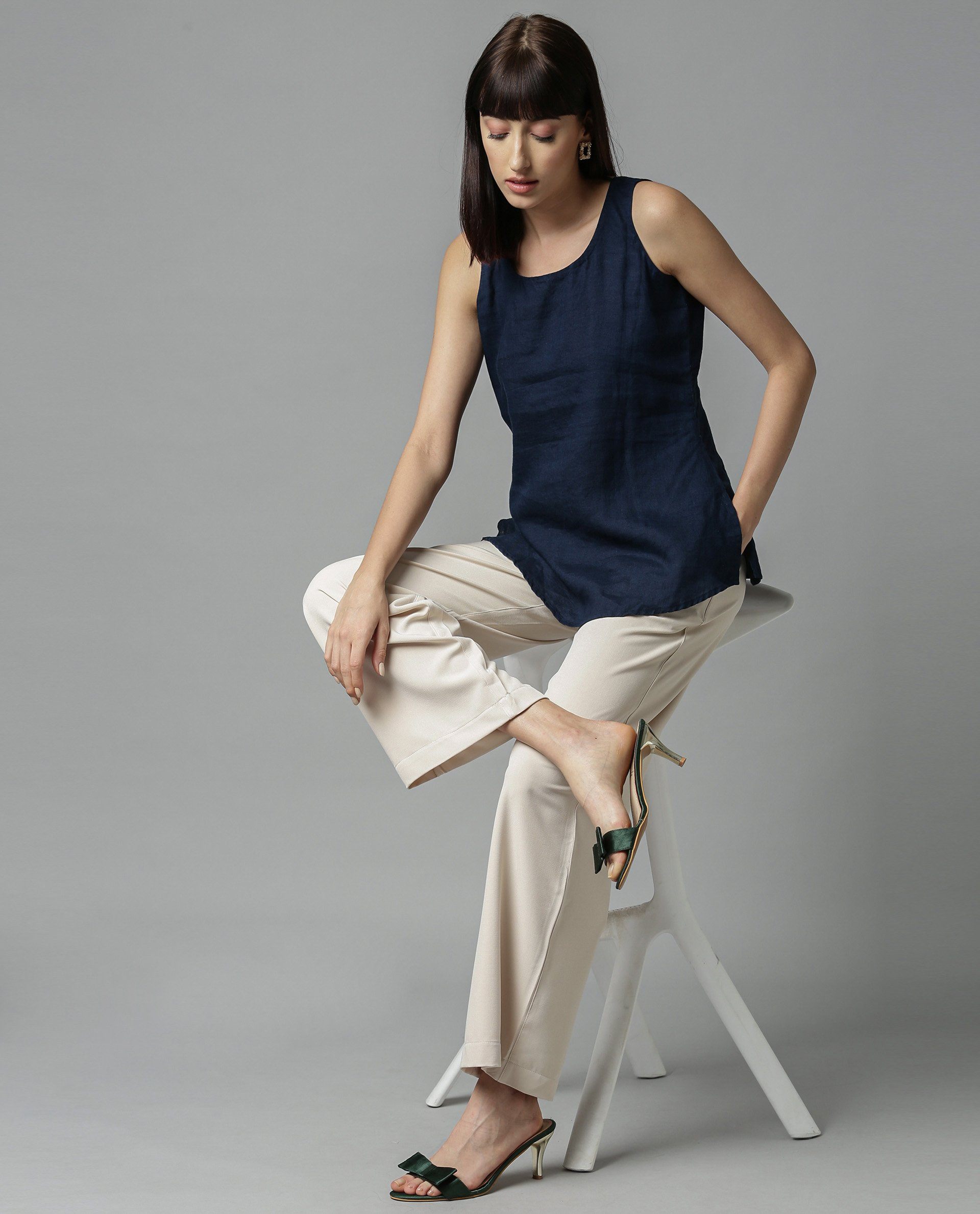 Rareism Women Unite - L Blue Top