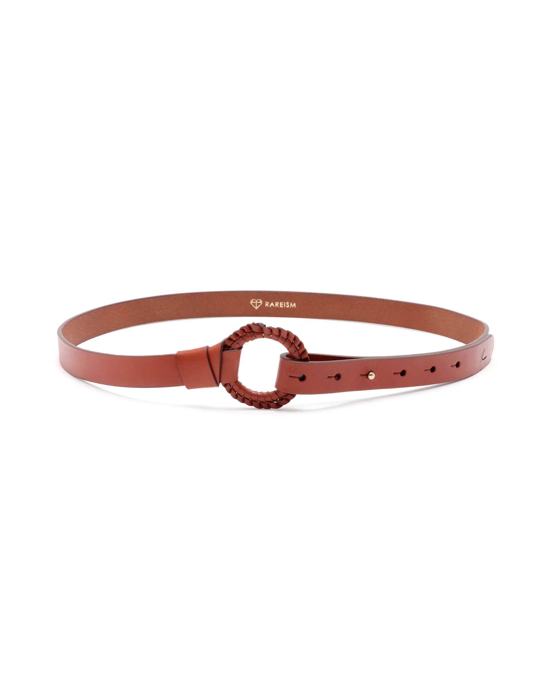 Rareism Women Crystal Tan Belt