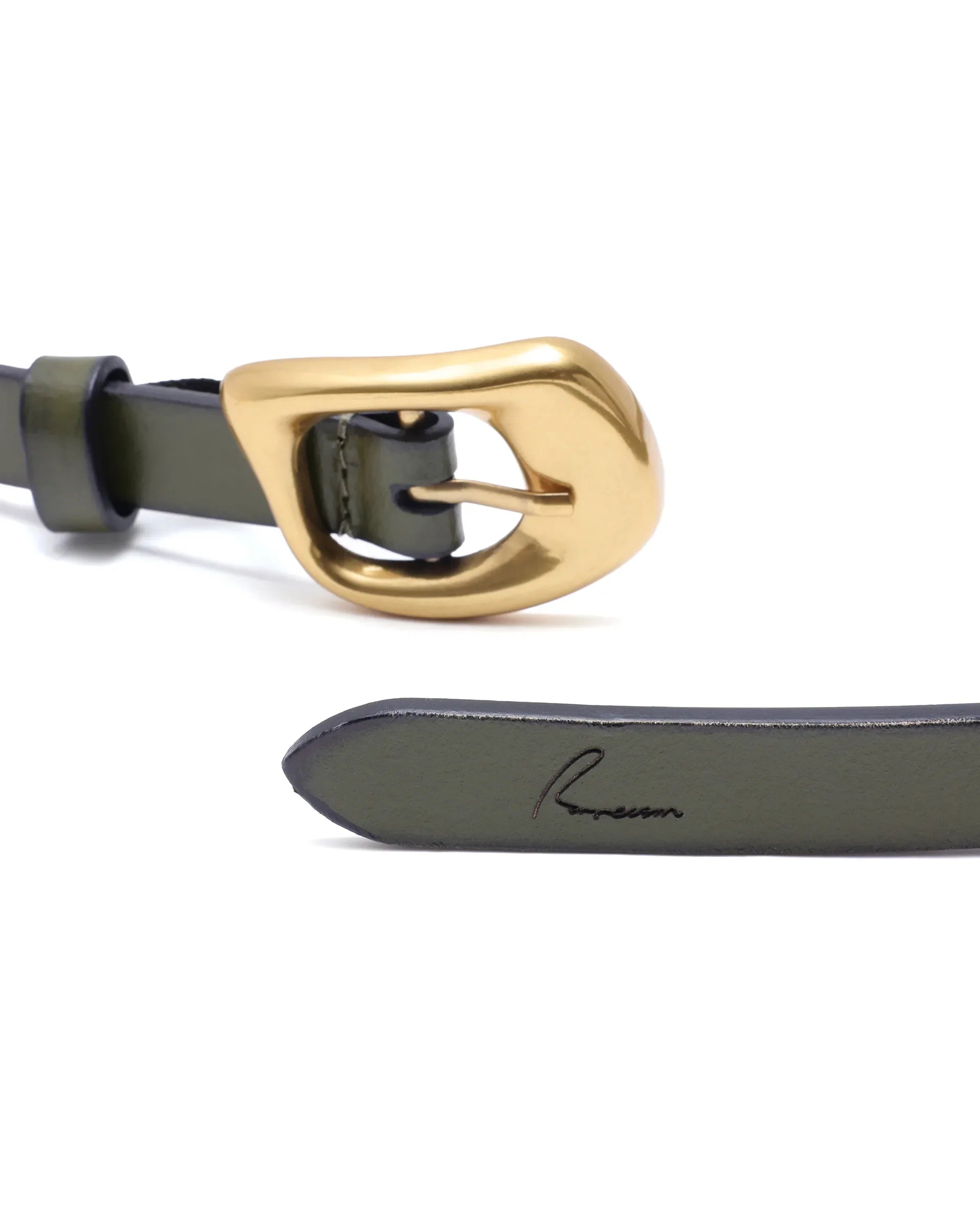 Rareism Women Cove Olive Belt