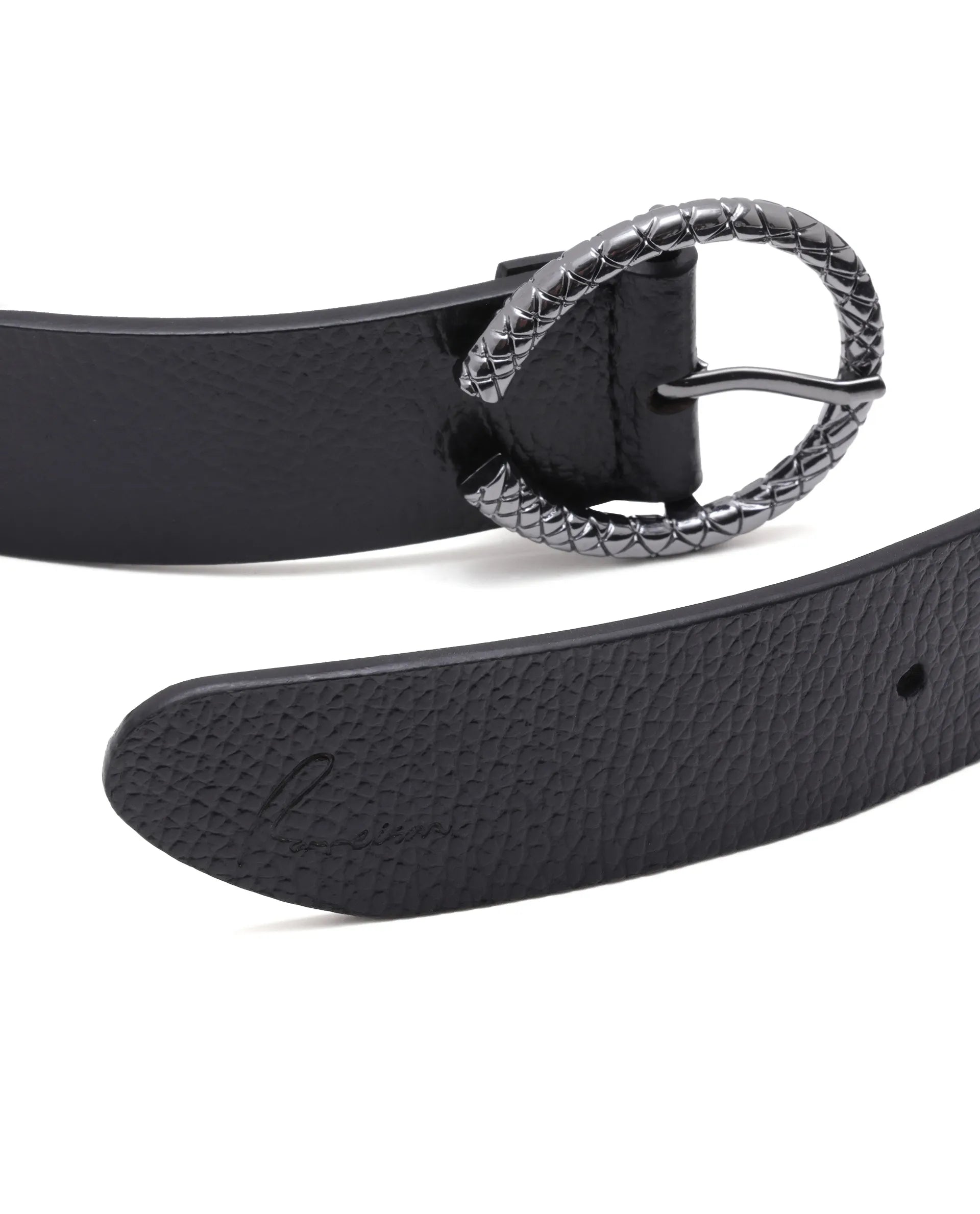 Rareism Women Slate Black Belt