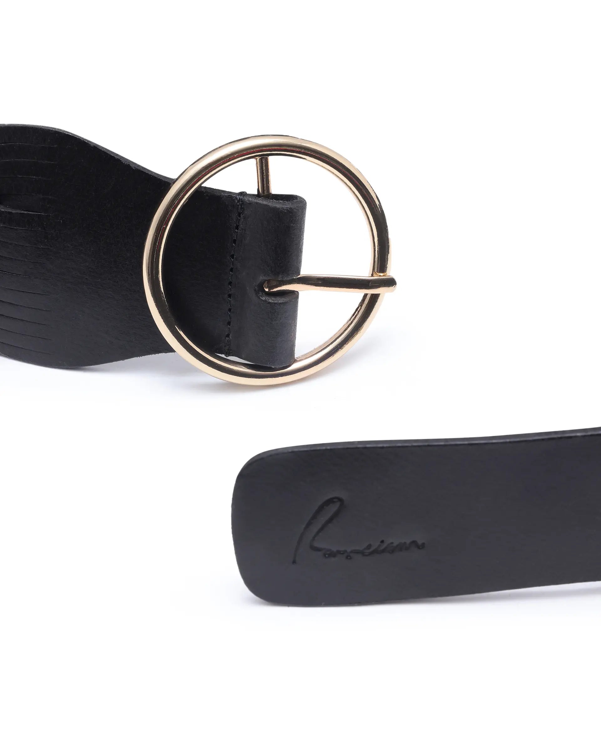 Rareism Women Sterling Black Belt