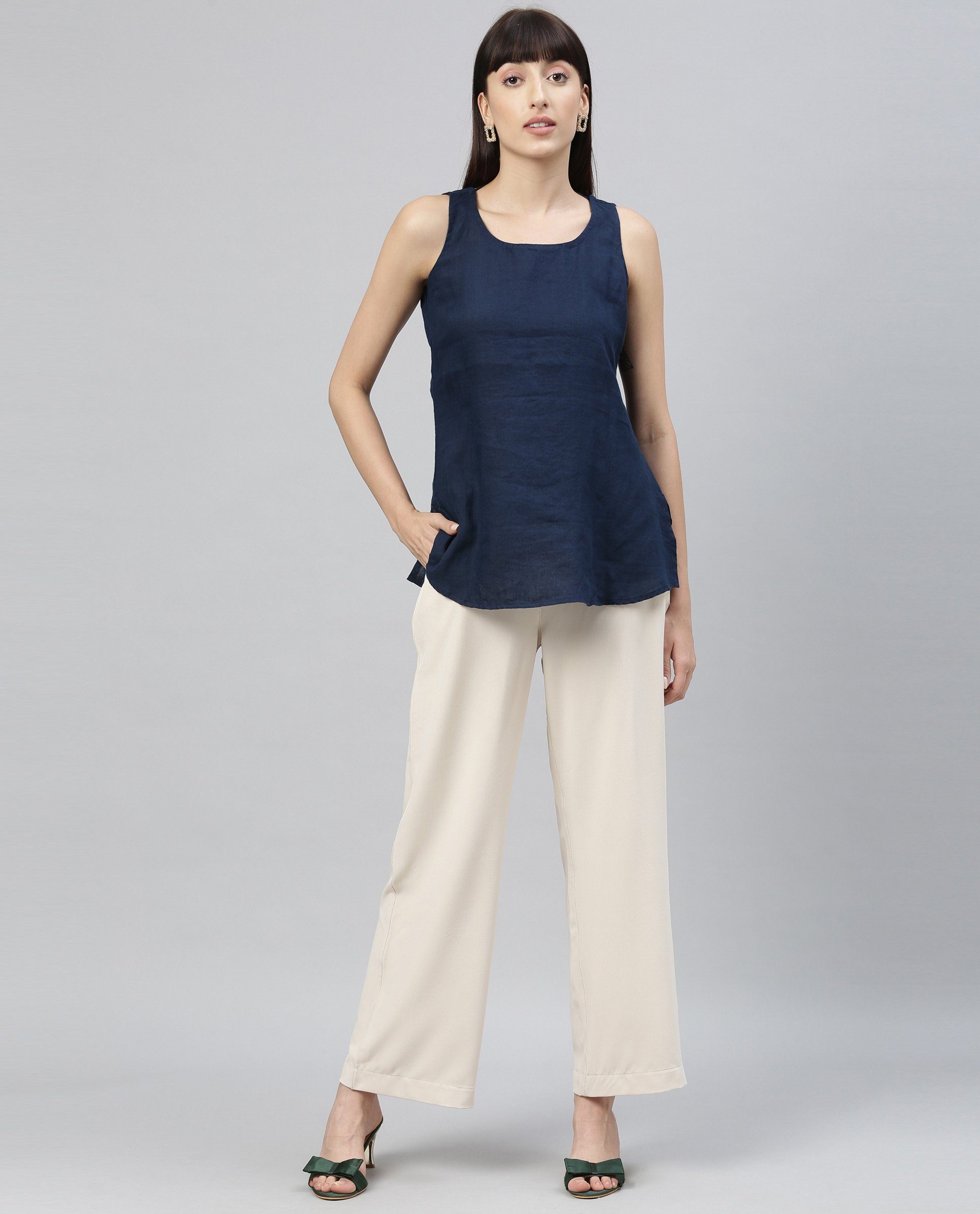 Rareism Women Unite - L Blue Top