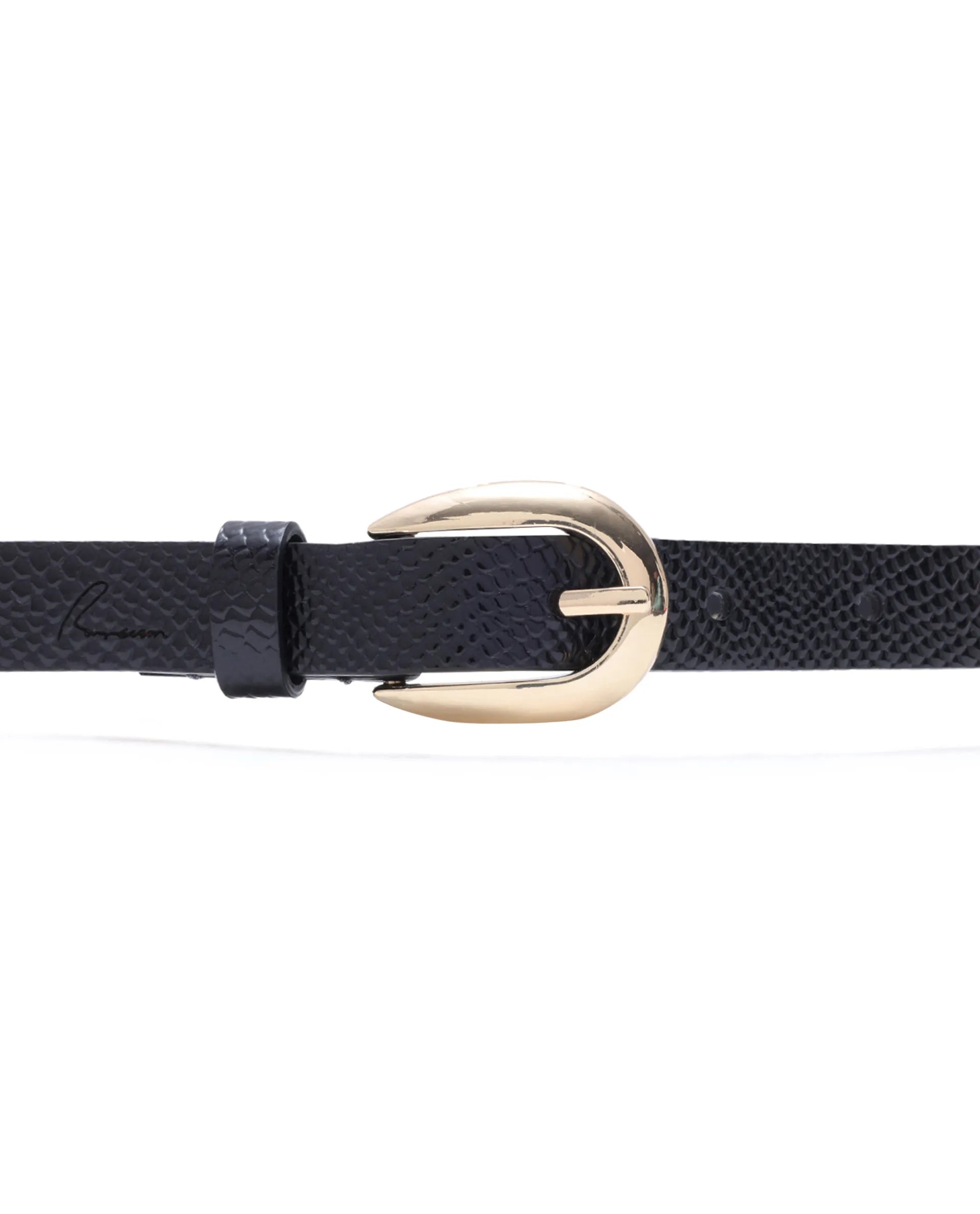 Rareism Women Pine Black Belt
