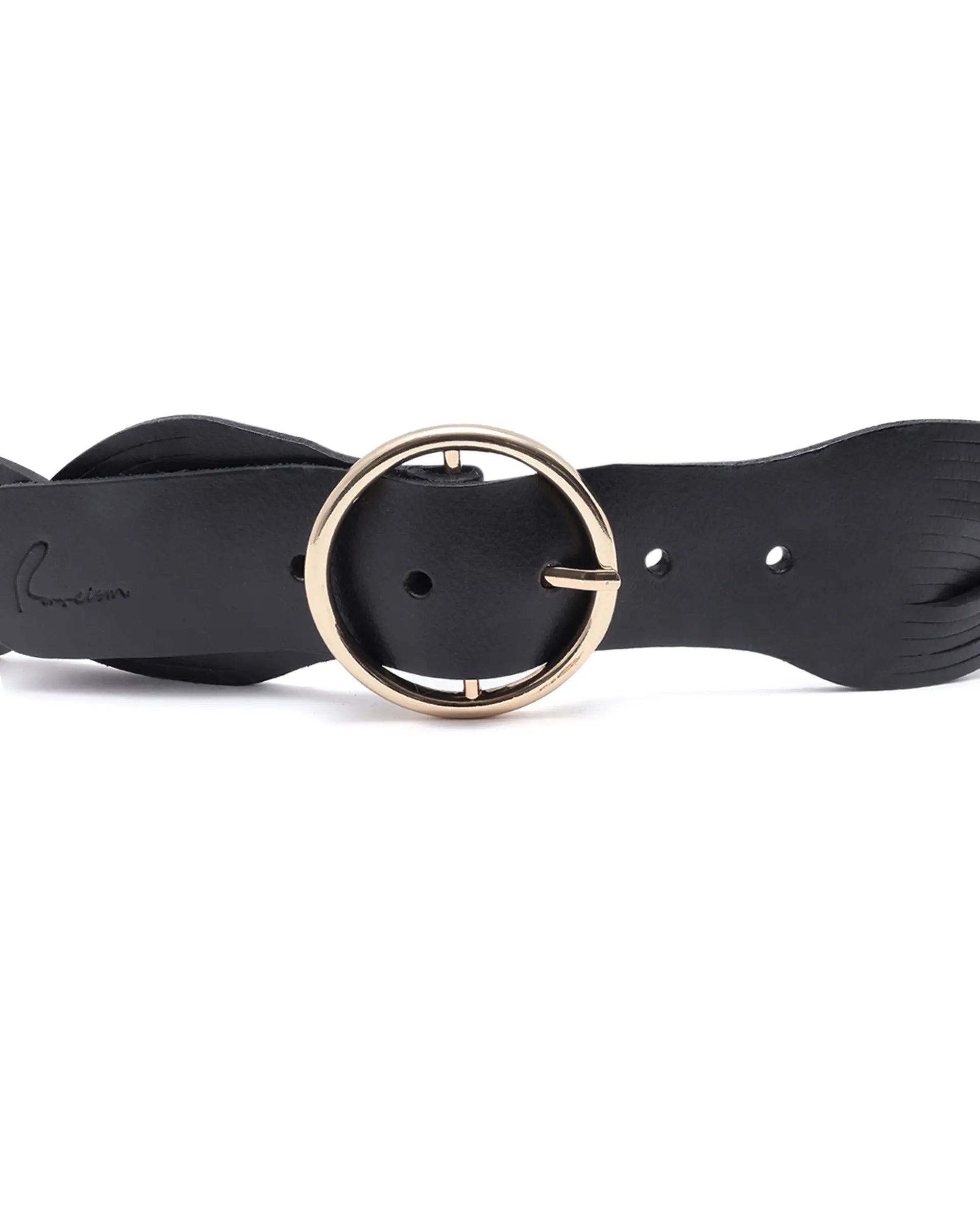 Rareism Women Sterling Black Belt