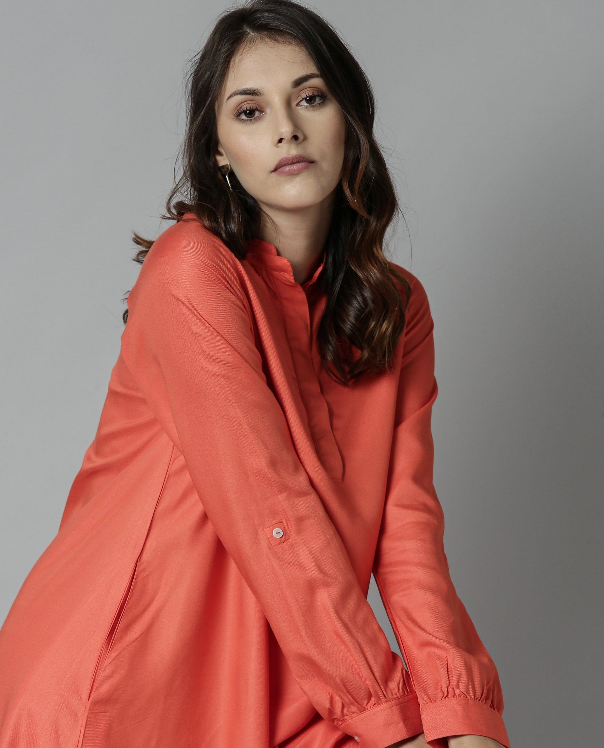 Rareism Women's Salt Orange Dress