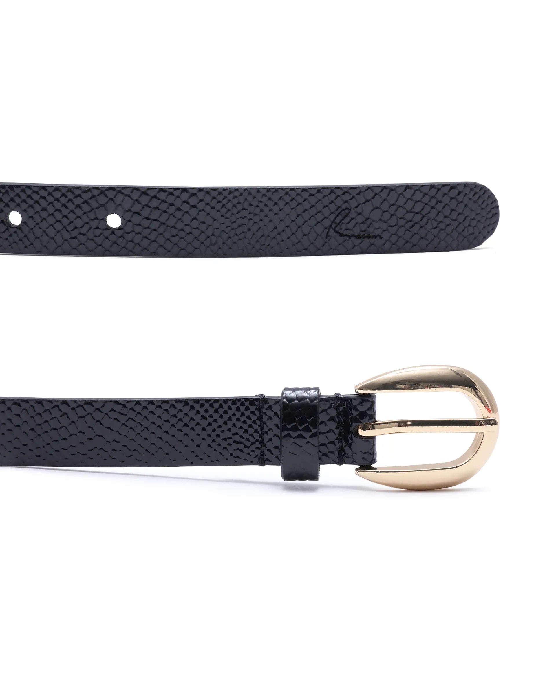 Rareism Women Pine Black Belt