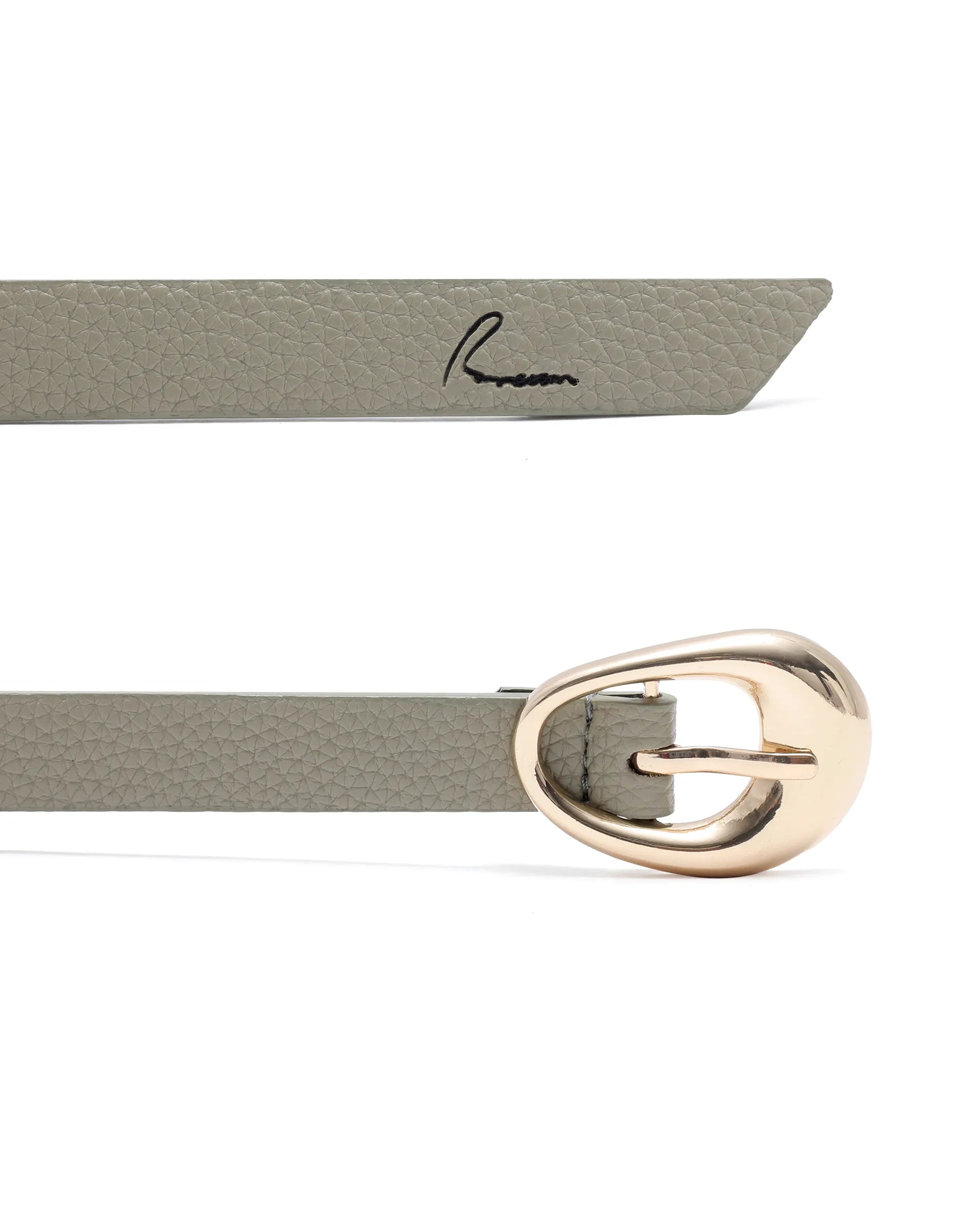 Rareism Women Ivy Olive Belt