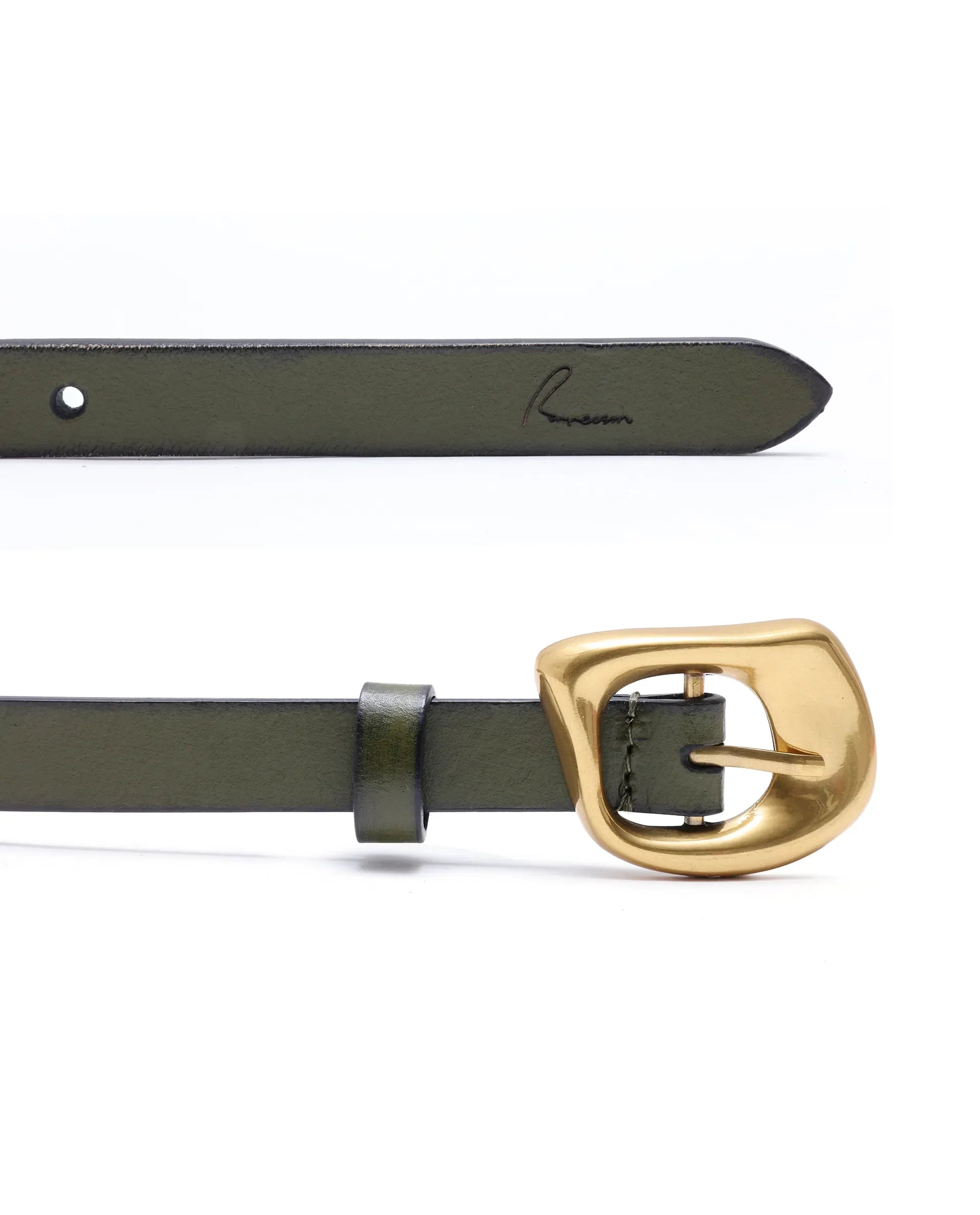 Rareism Women Cove Olive Belt