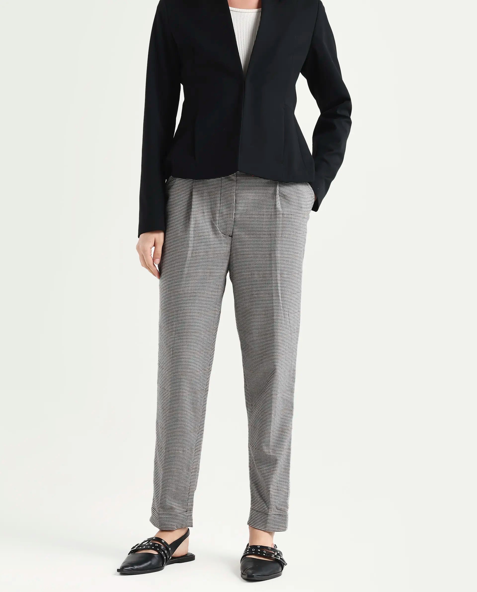 Rareism Women's Bono Beige Trouser