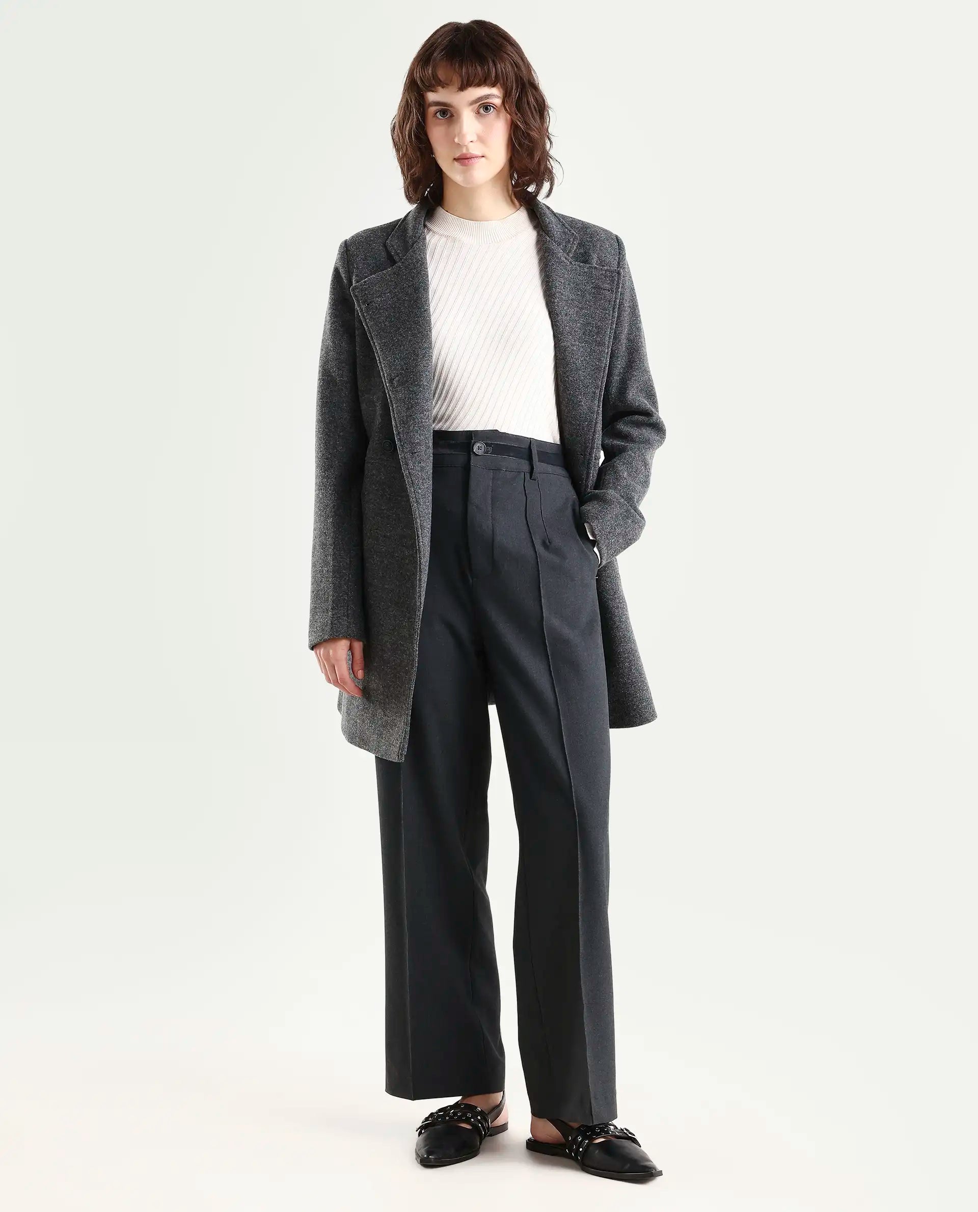 Rareism Women's Mallinda Grey Trouser
