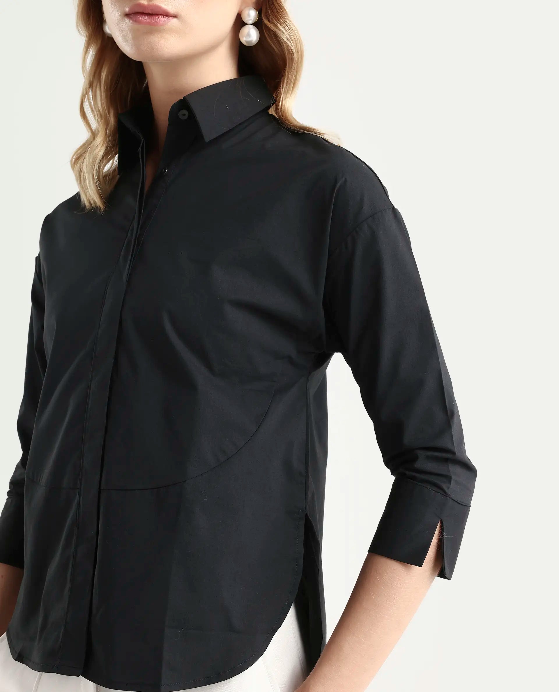 Rareism Women's Eleven Black Top