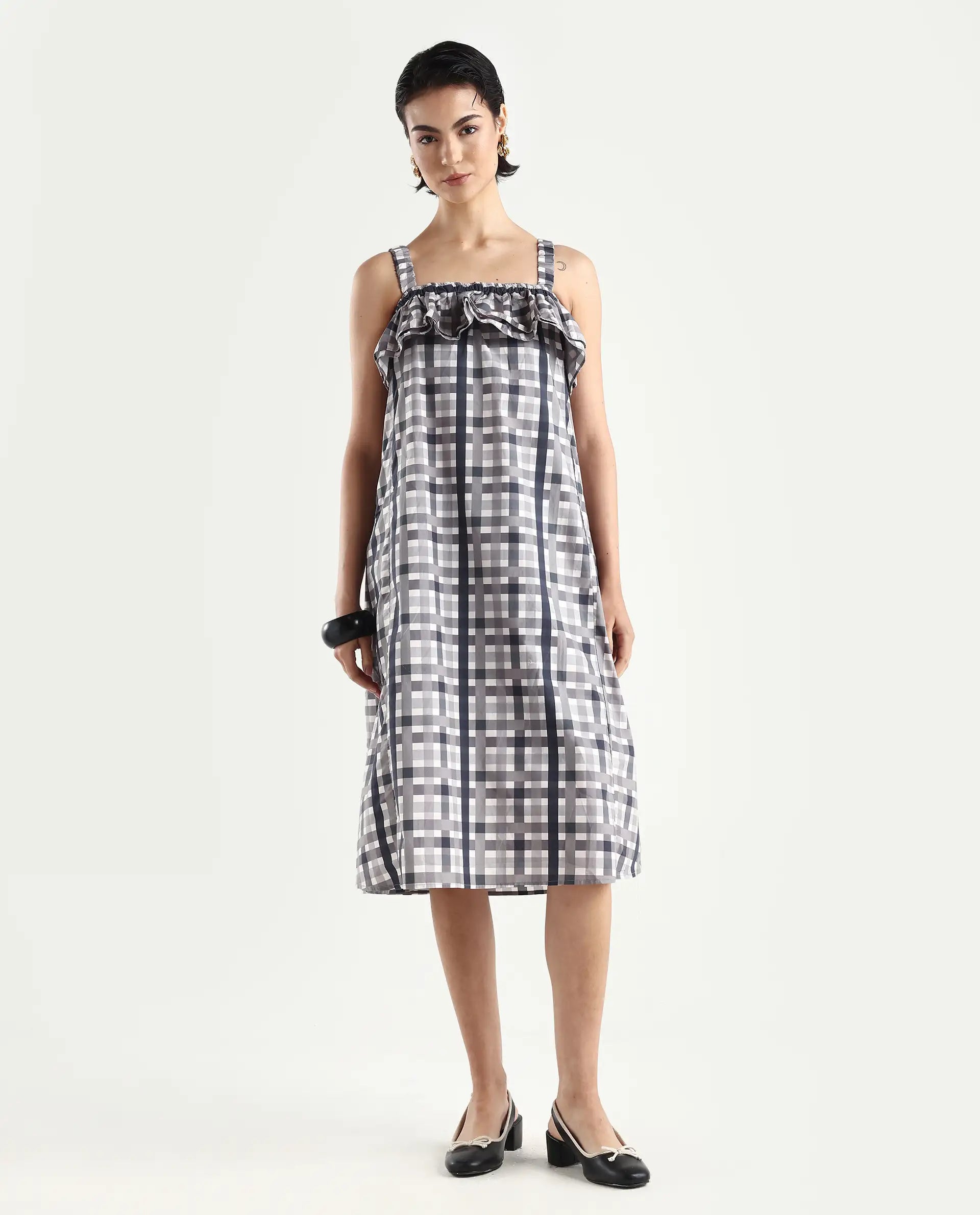 Rareism Women's Aurya Grey Dress
