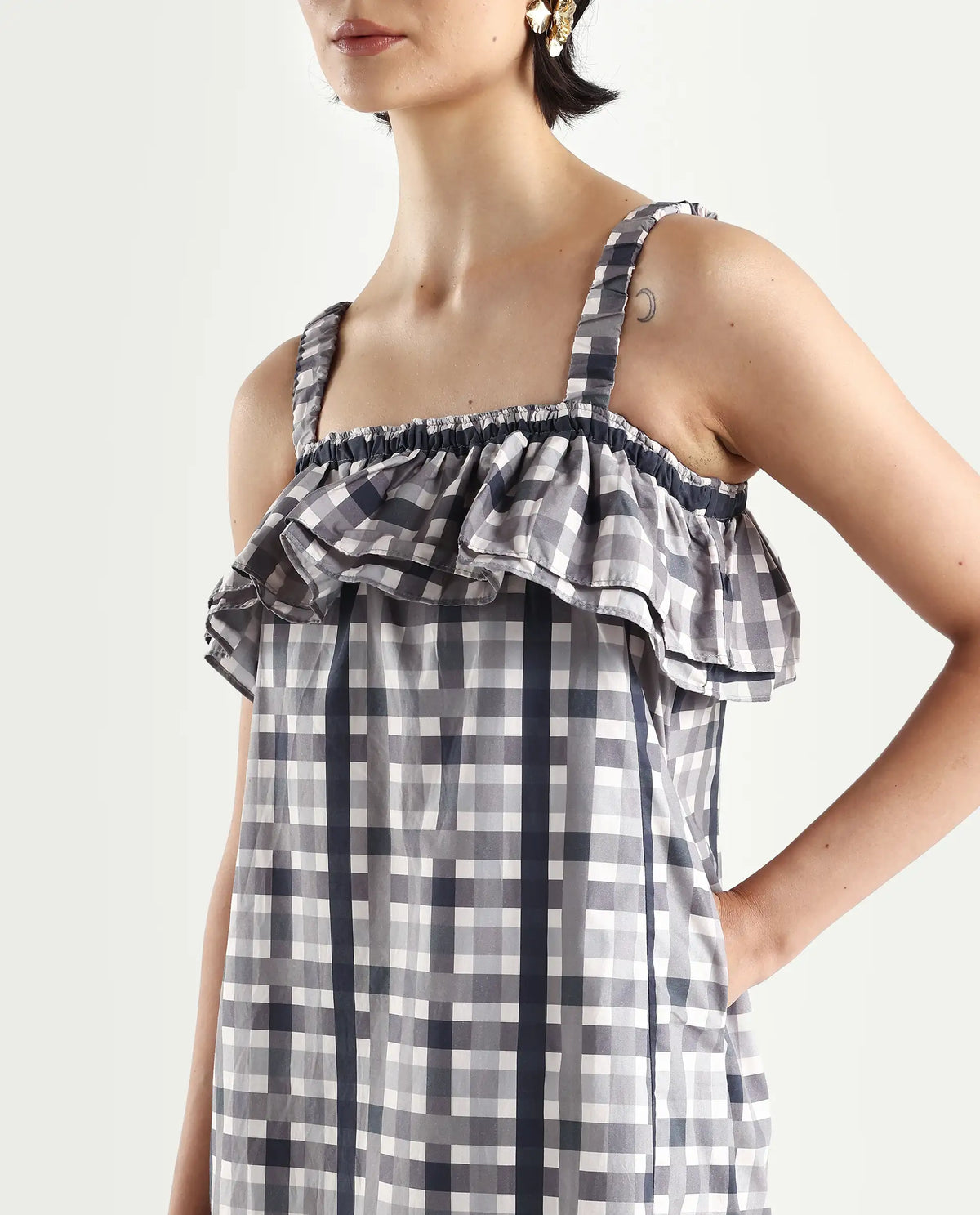 Rareism Women's Aurya Grey Dress