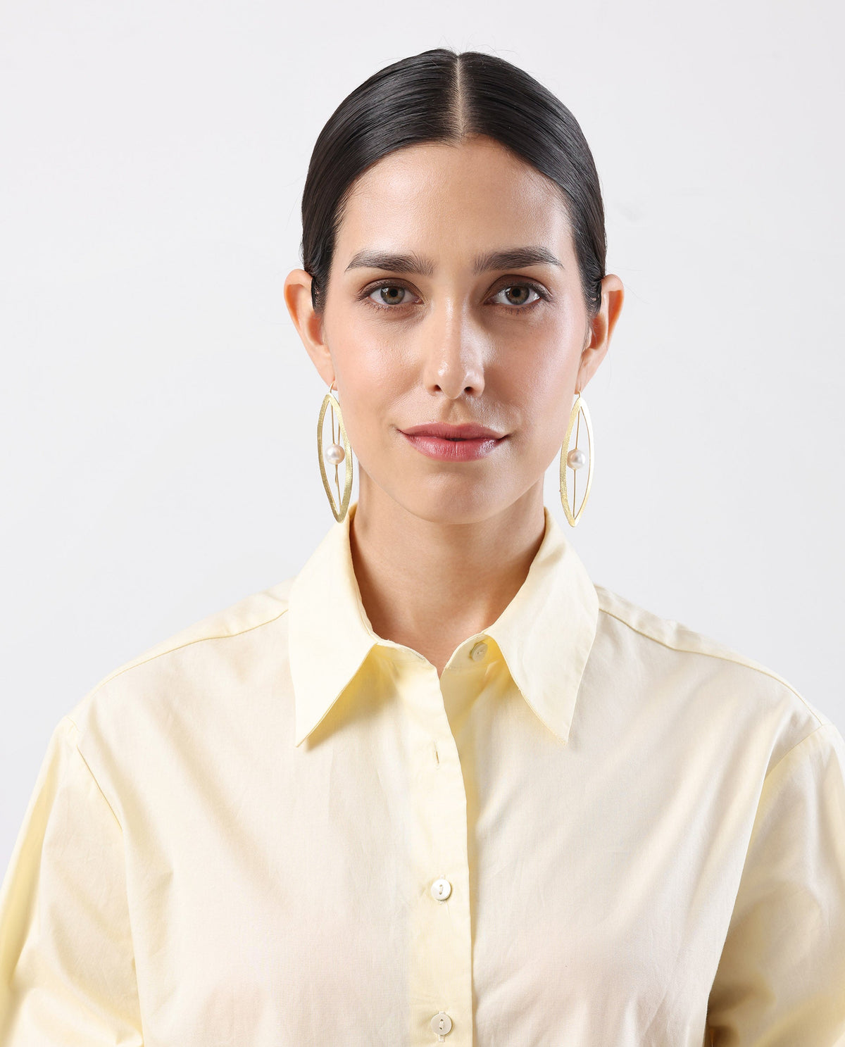 Rareism Women Bold Gold Earring