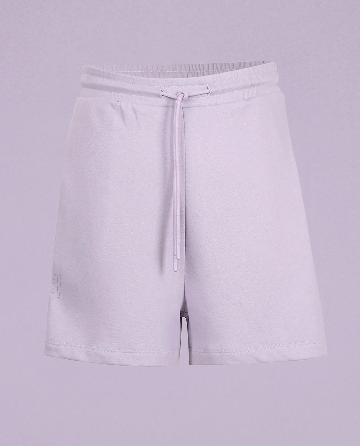 Rareism Women Ciri Light Pink Cotton Poly Fabric Relaxed Fit Solid Mid Rise Shorts