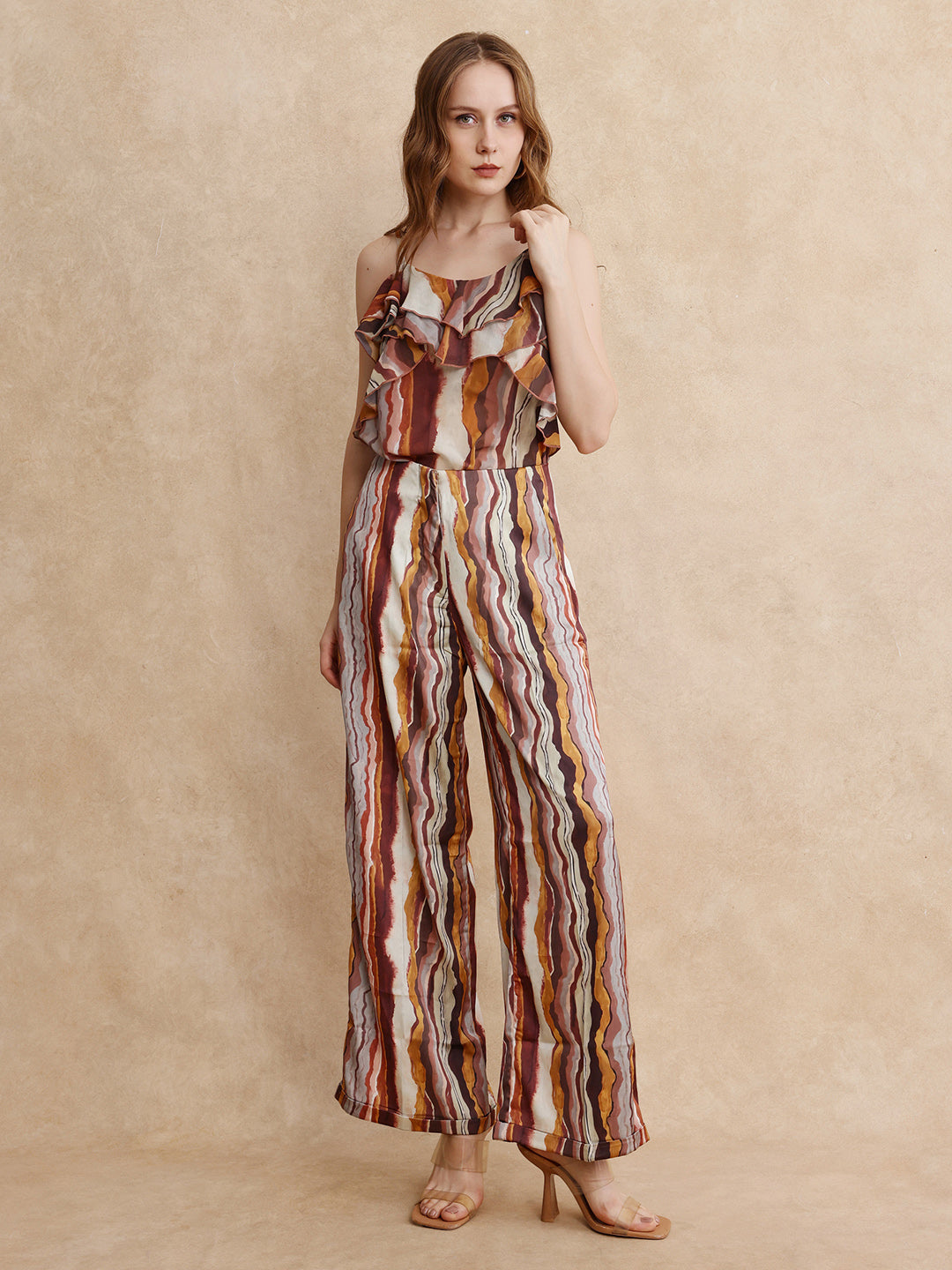 Rareism Women Ciu Primary Multi Trouser