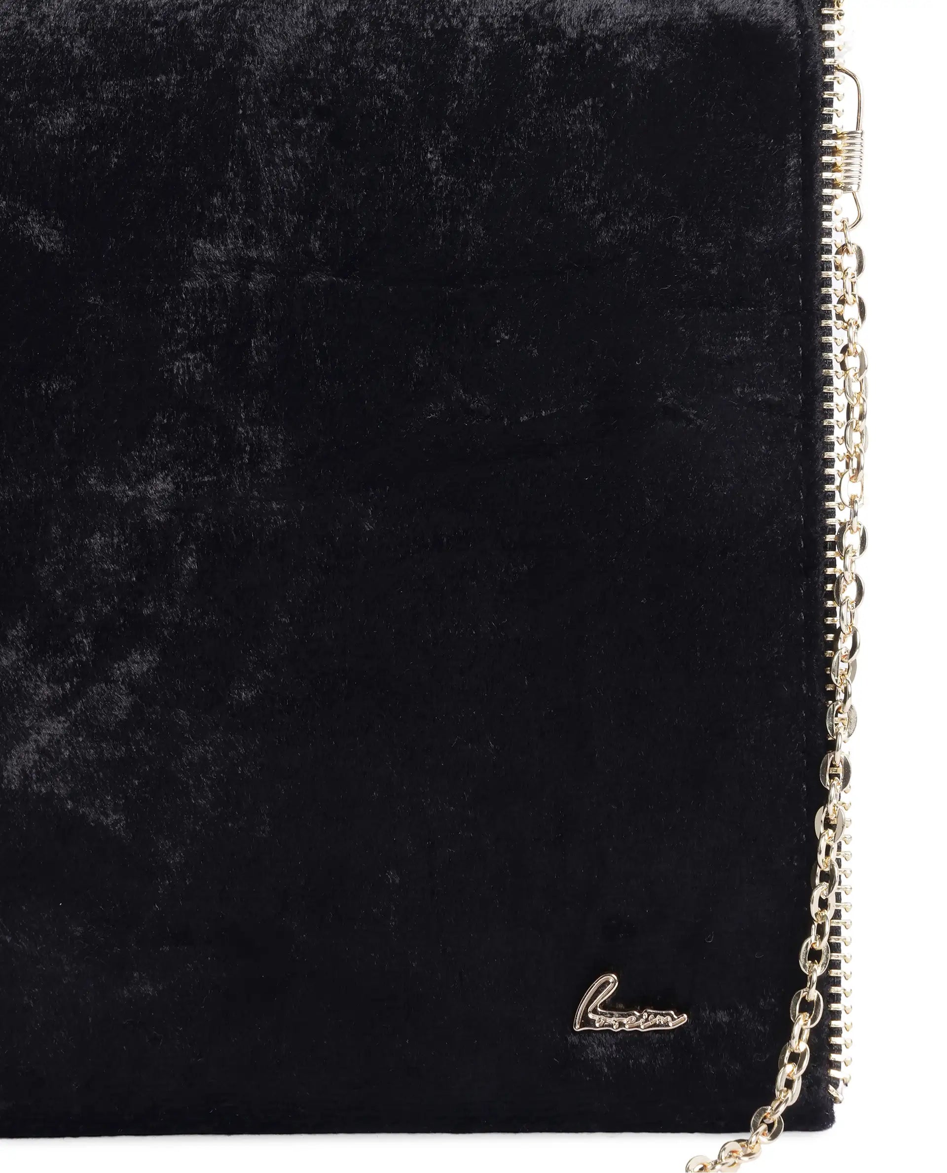 Rareism Women Diva Dark Black Plain Bag