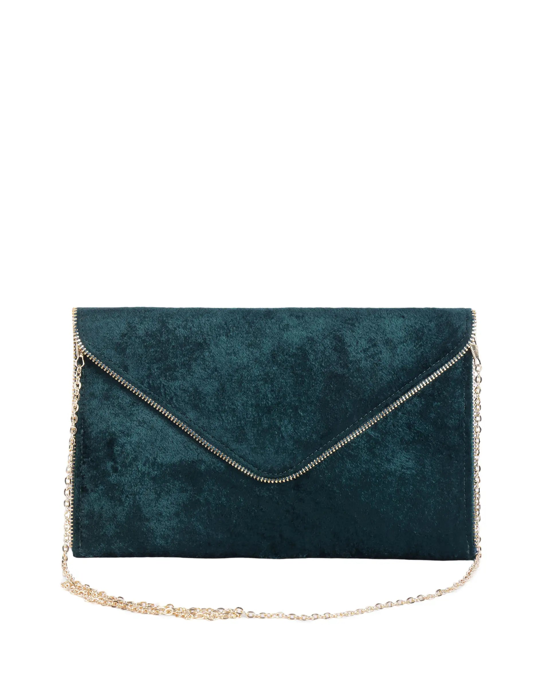 Rareism Women Diva Dark Green Plain Bag