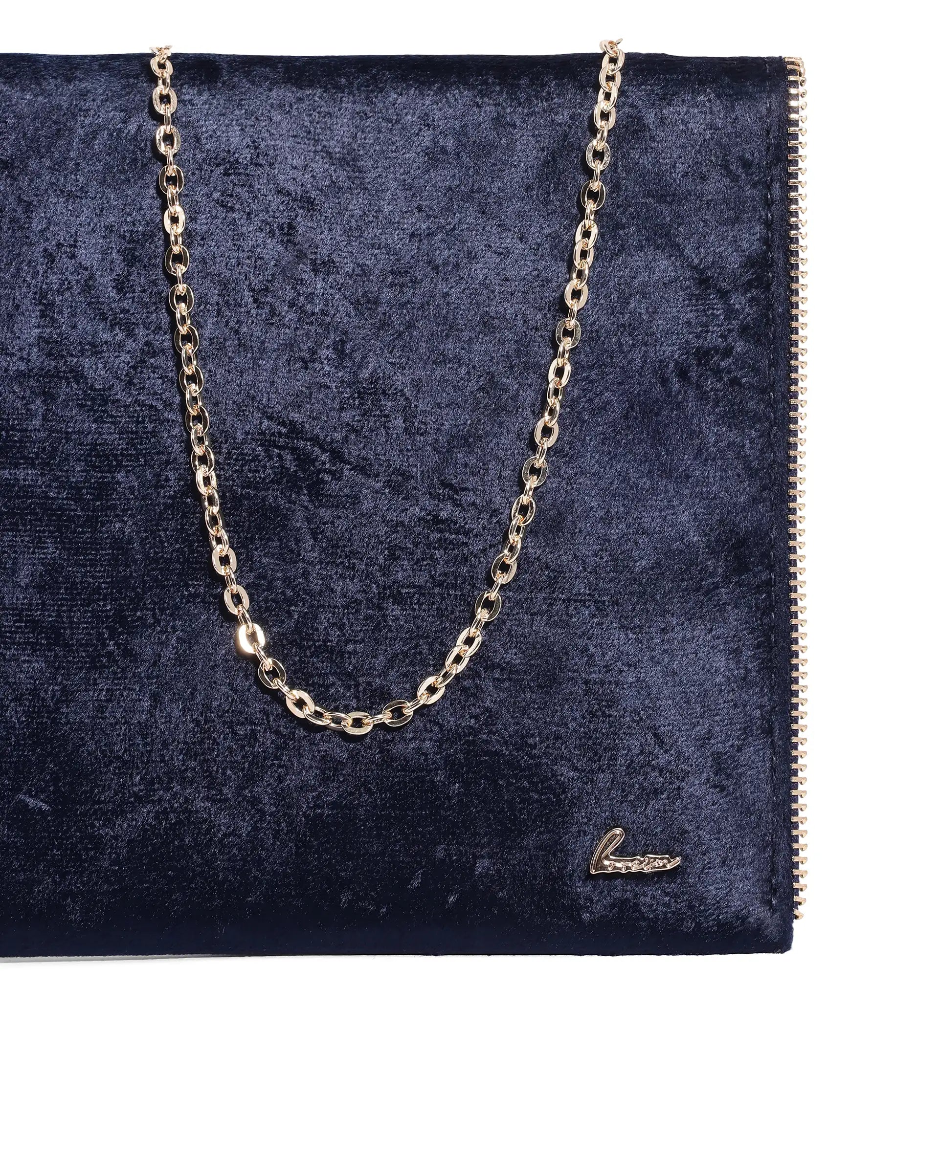 Rareism Women Diva Dark Navy Plain Bag