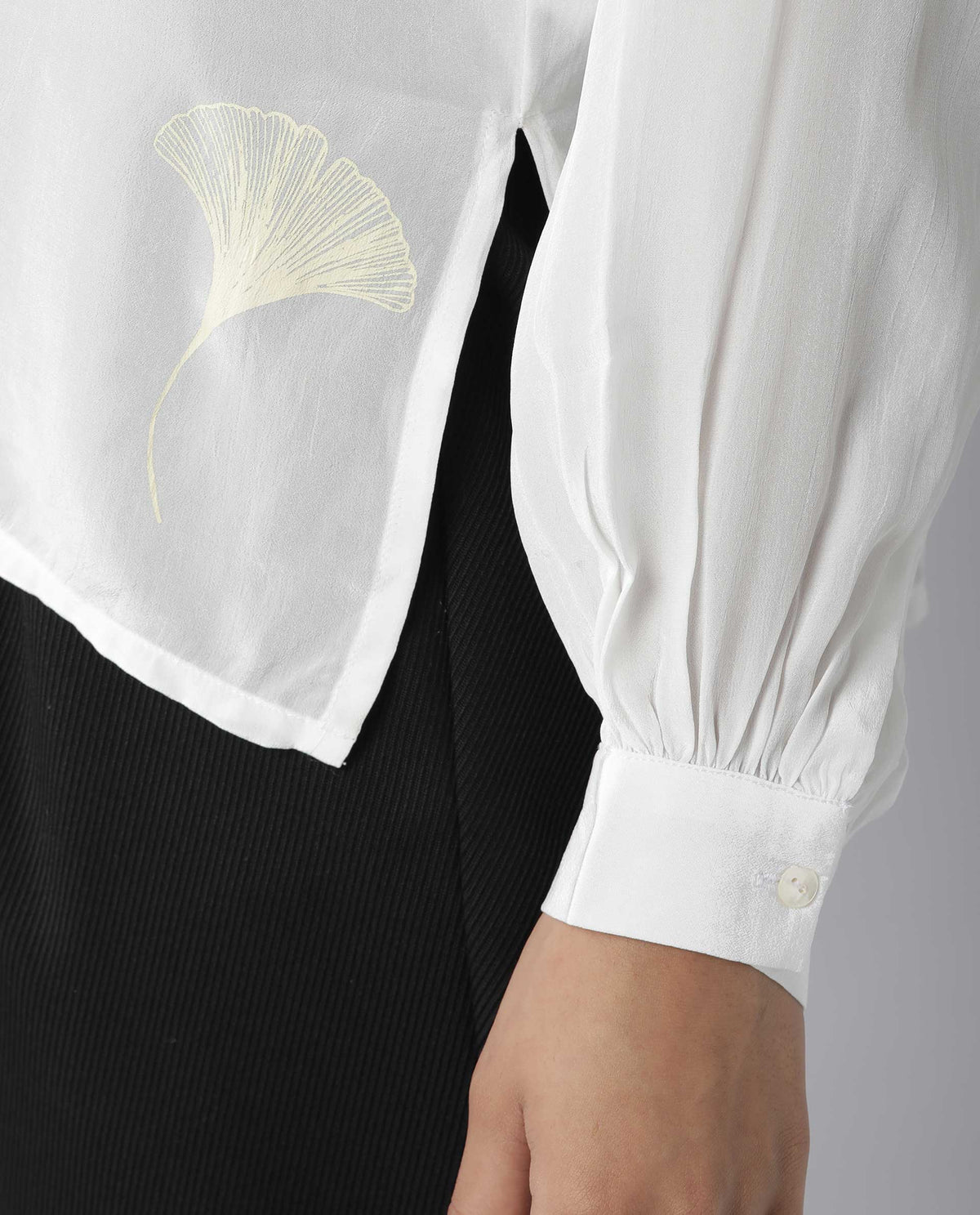 Rareism Women Domino White Top Full Sleeves Solid