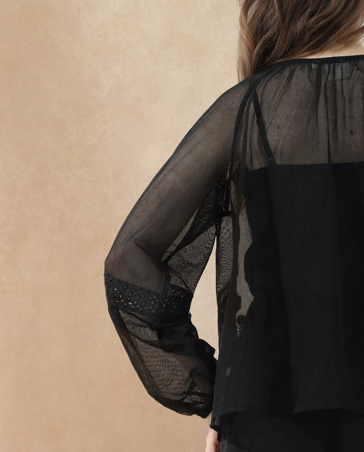 Rareism Womens Ela Black Top Dyed