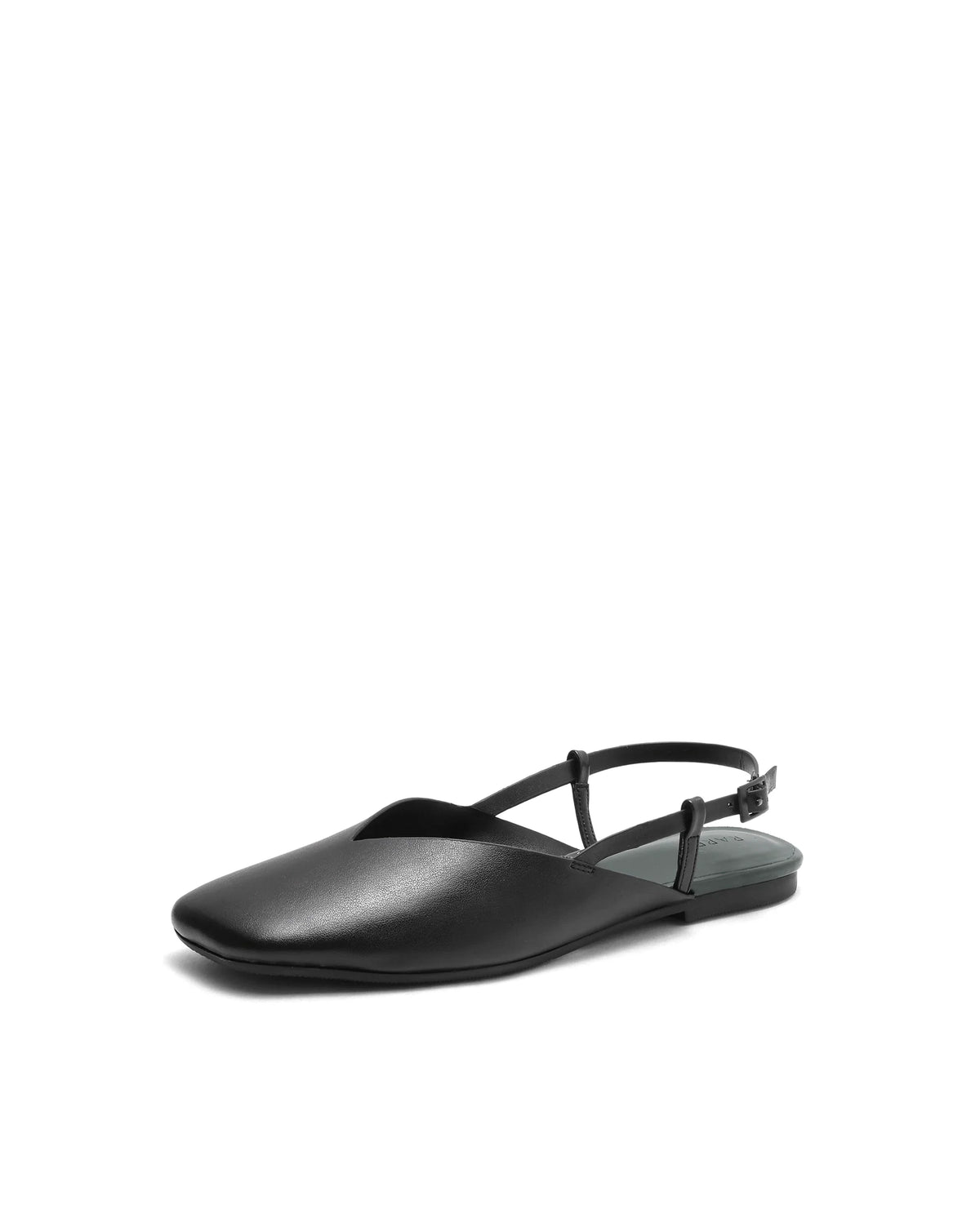 Rarez Women's Elina Black Micro Fiber Flats