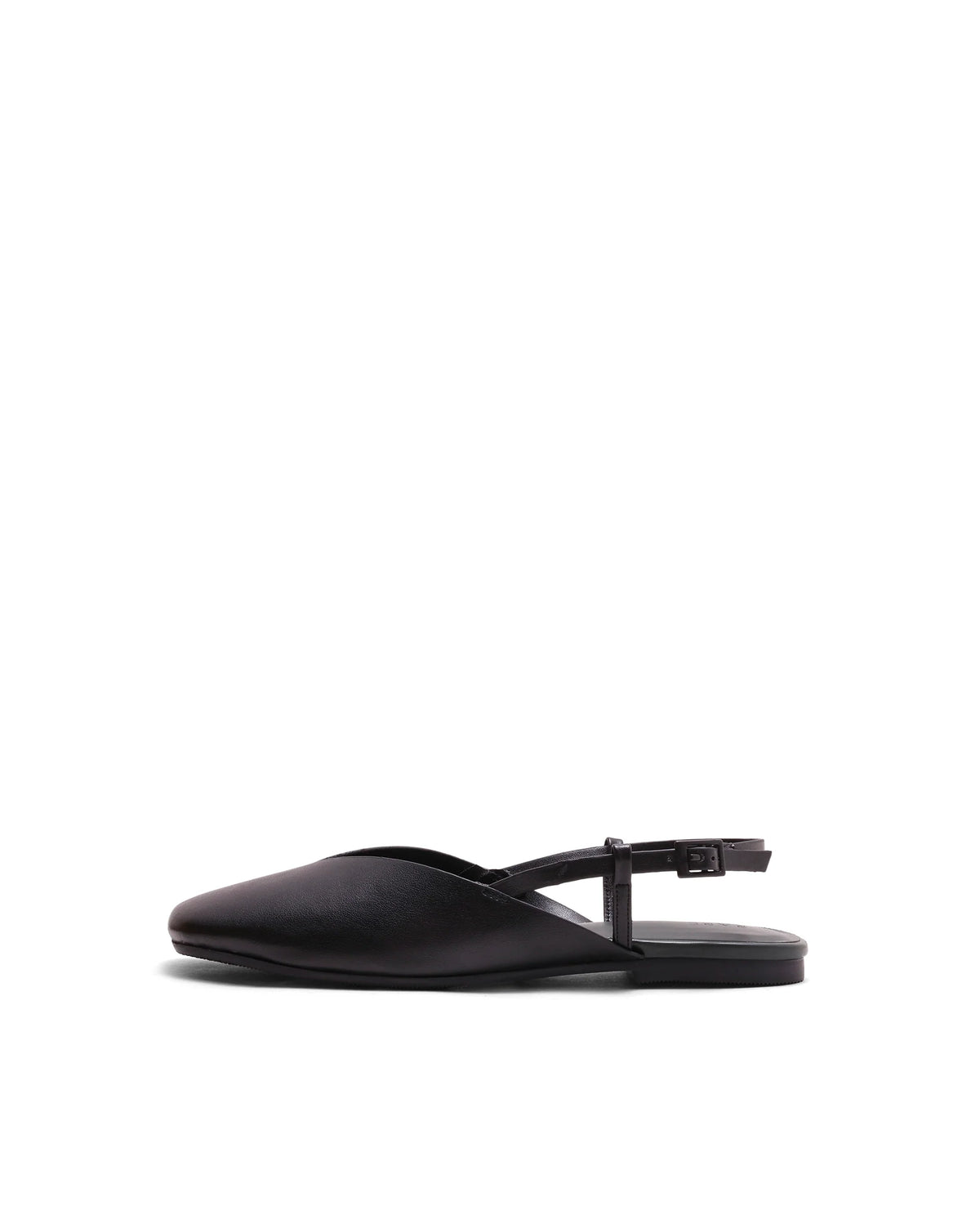 Rarez Women's Elina Black Micro Fiber Flats