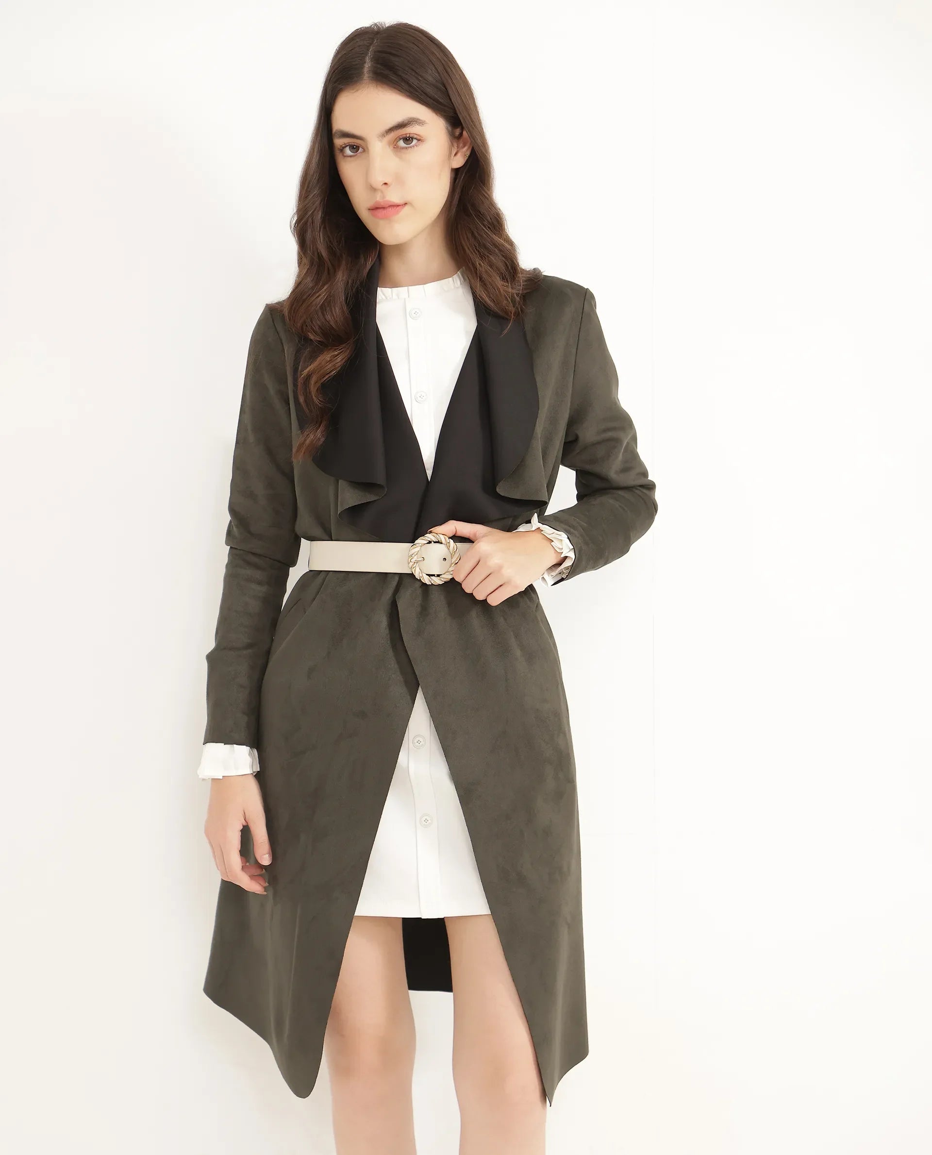 Rareism Women Pine Black Belt