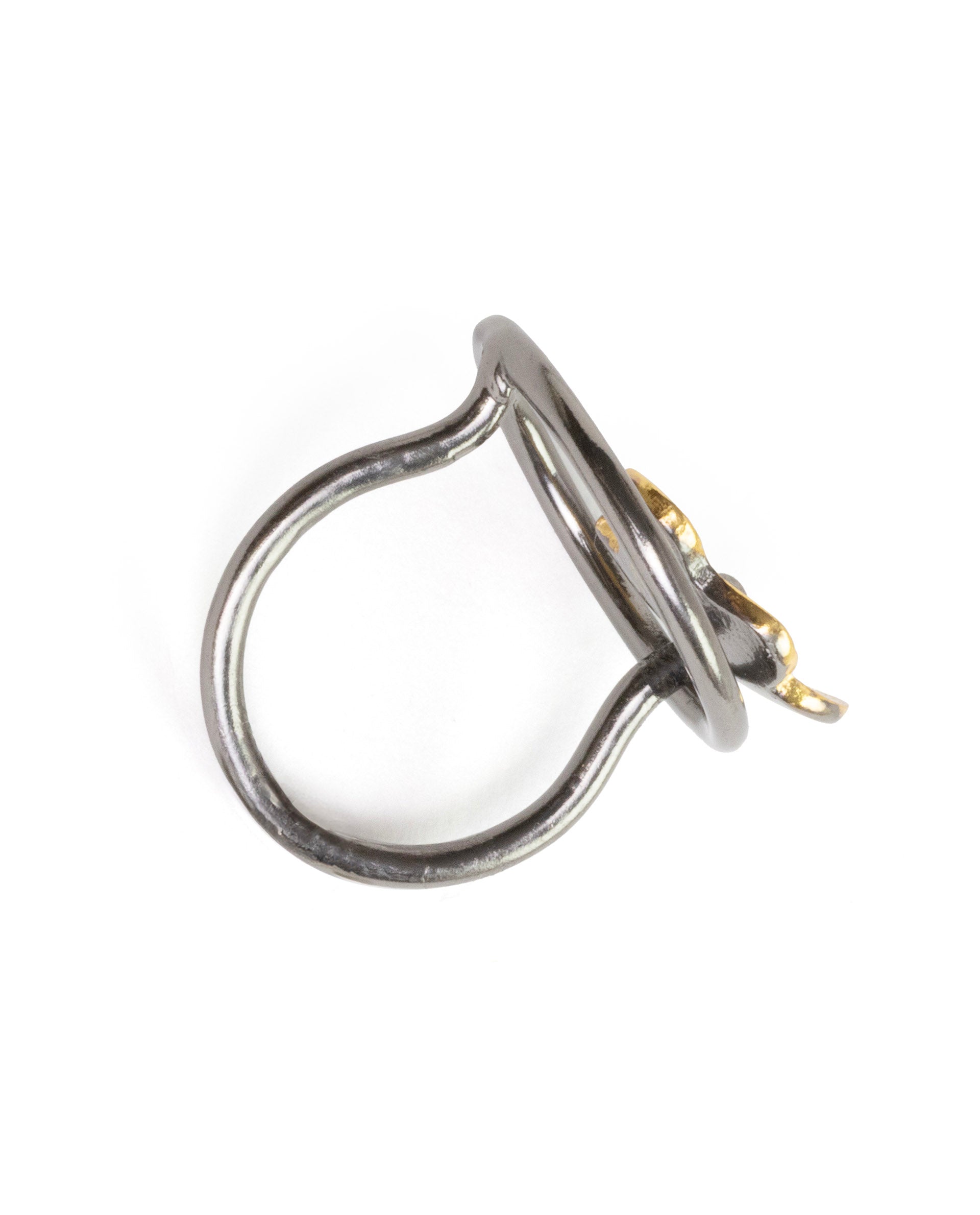 Rareism Women Flower Gold Ring