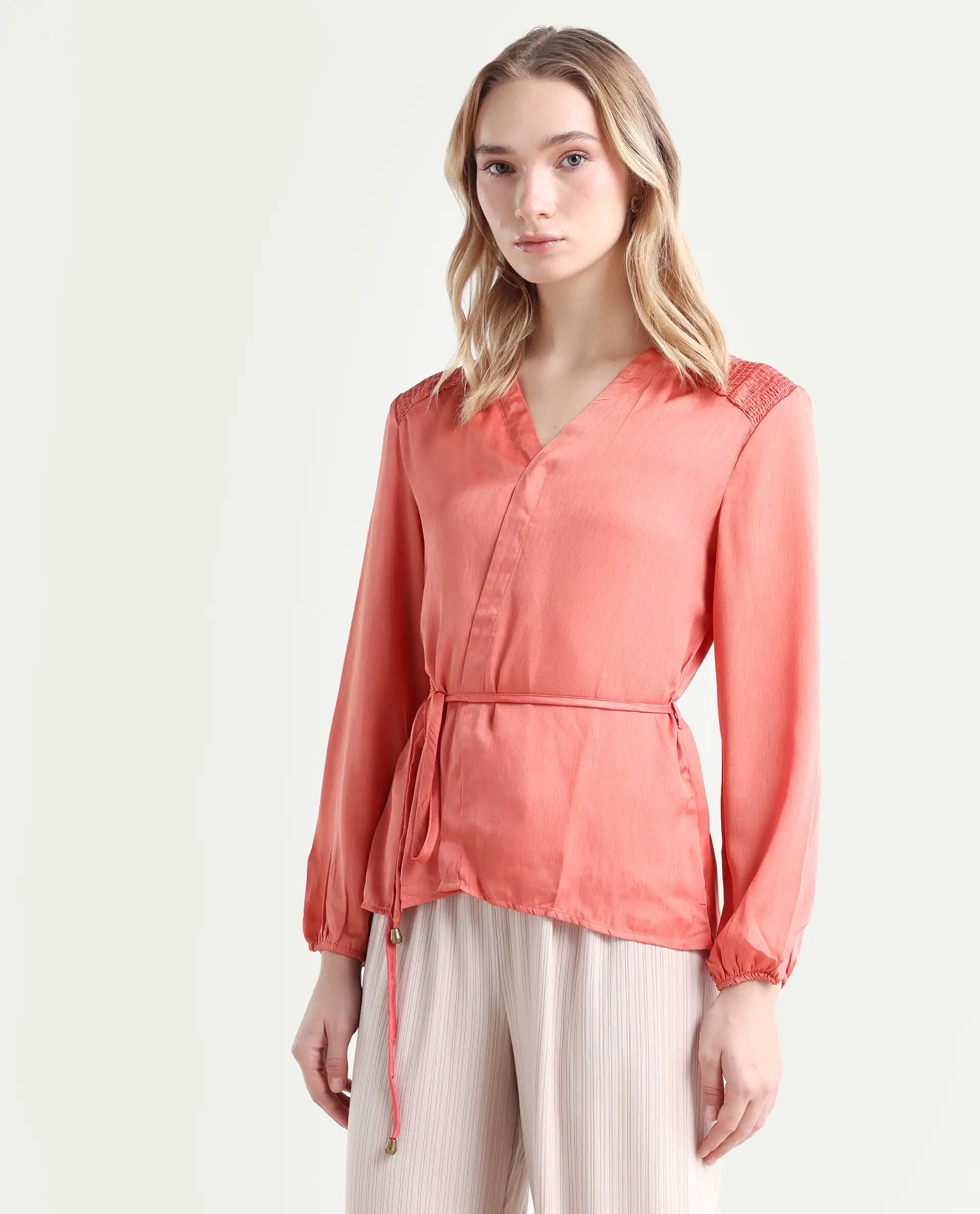 Rareism Women's Hallo Orange Outer Wear