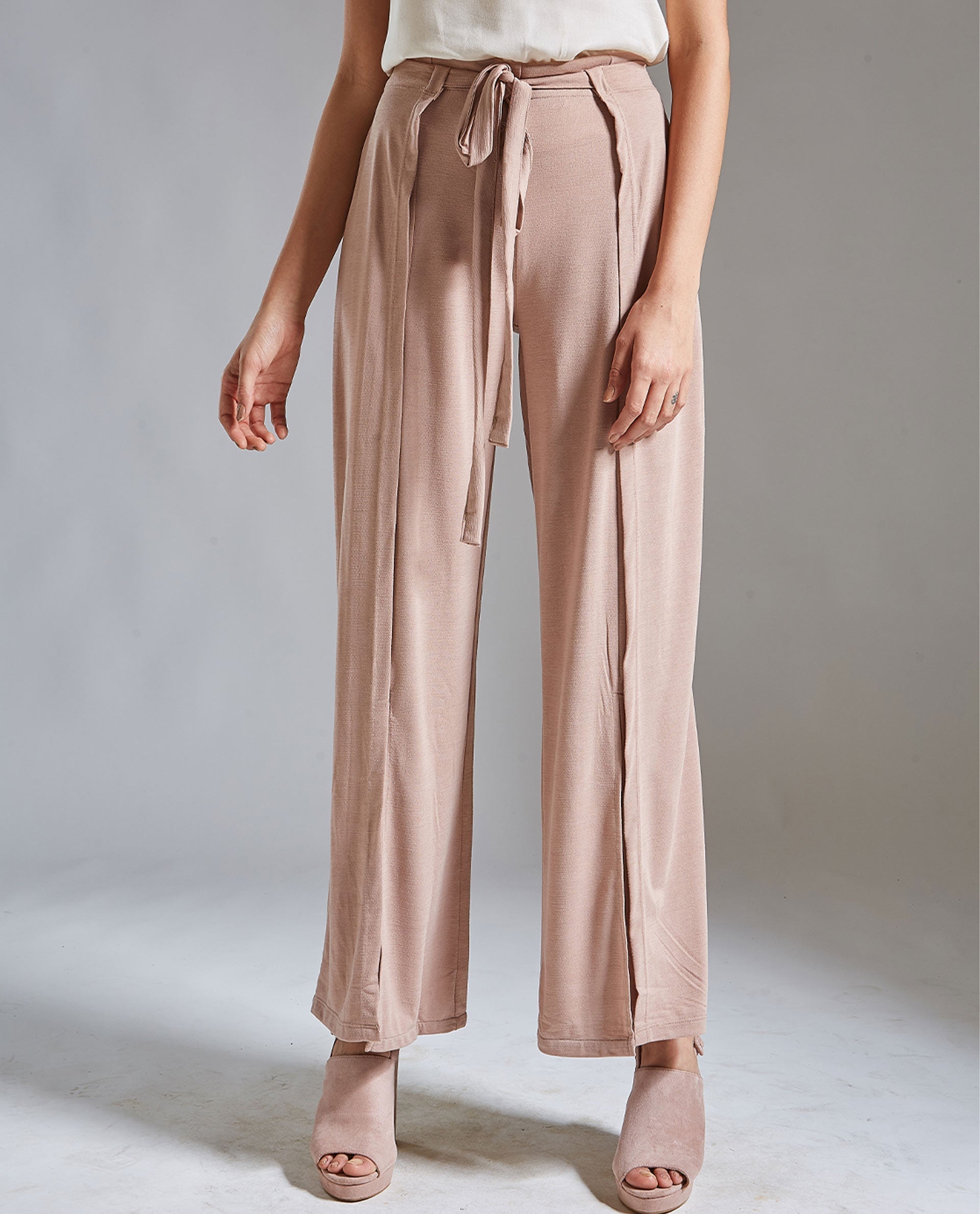 Rareism Women Saffar Peach Trousers