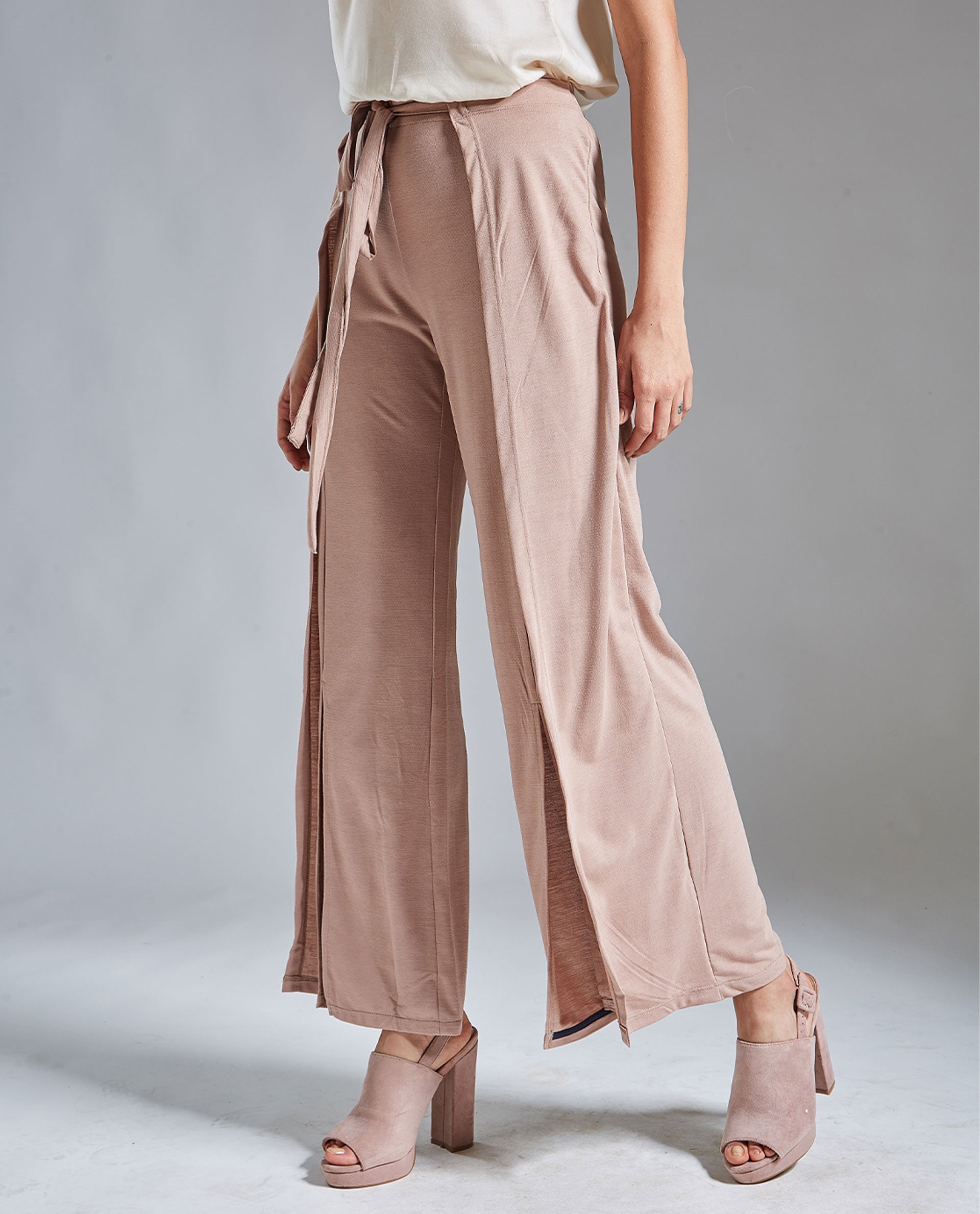 Rareism Women Saffar Peach Trousers