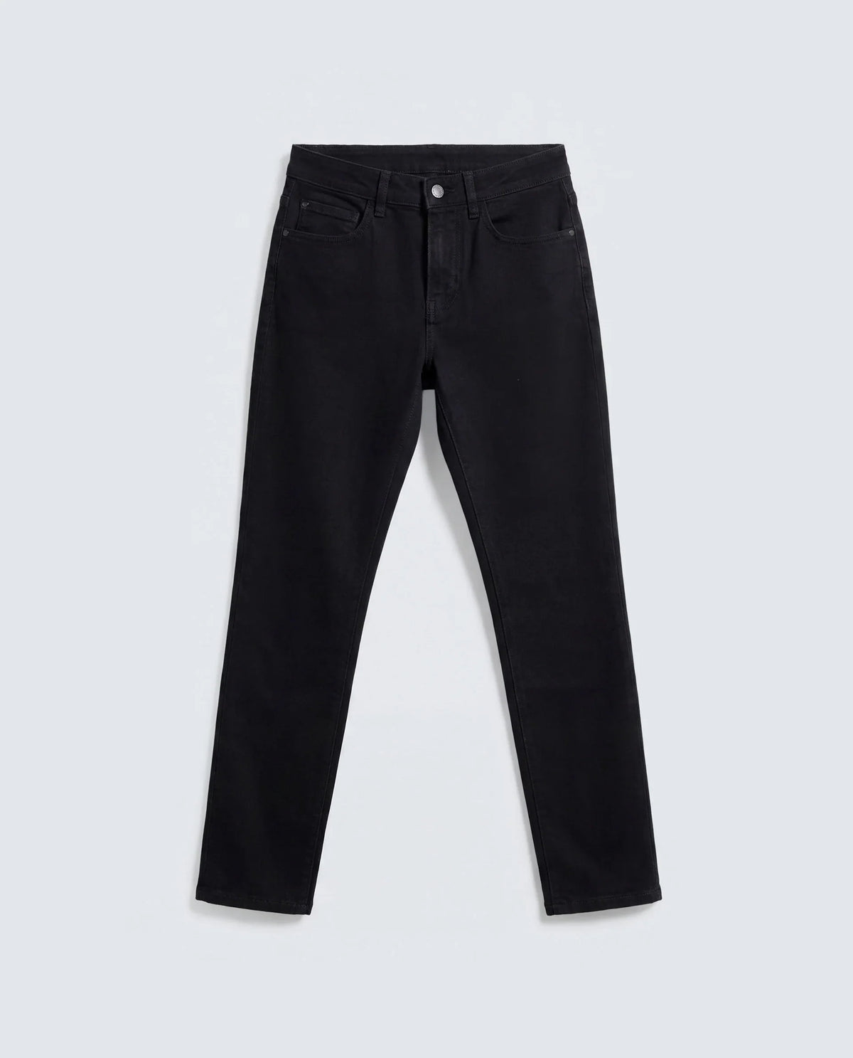 Rareism Women's Skenyob Black Cotton Blend Skinny Fit Plain Jeans