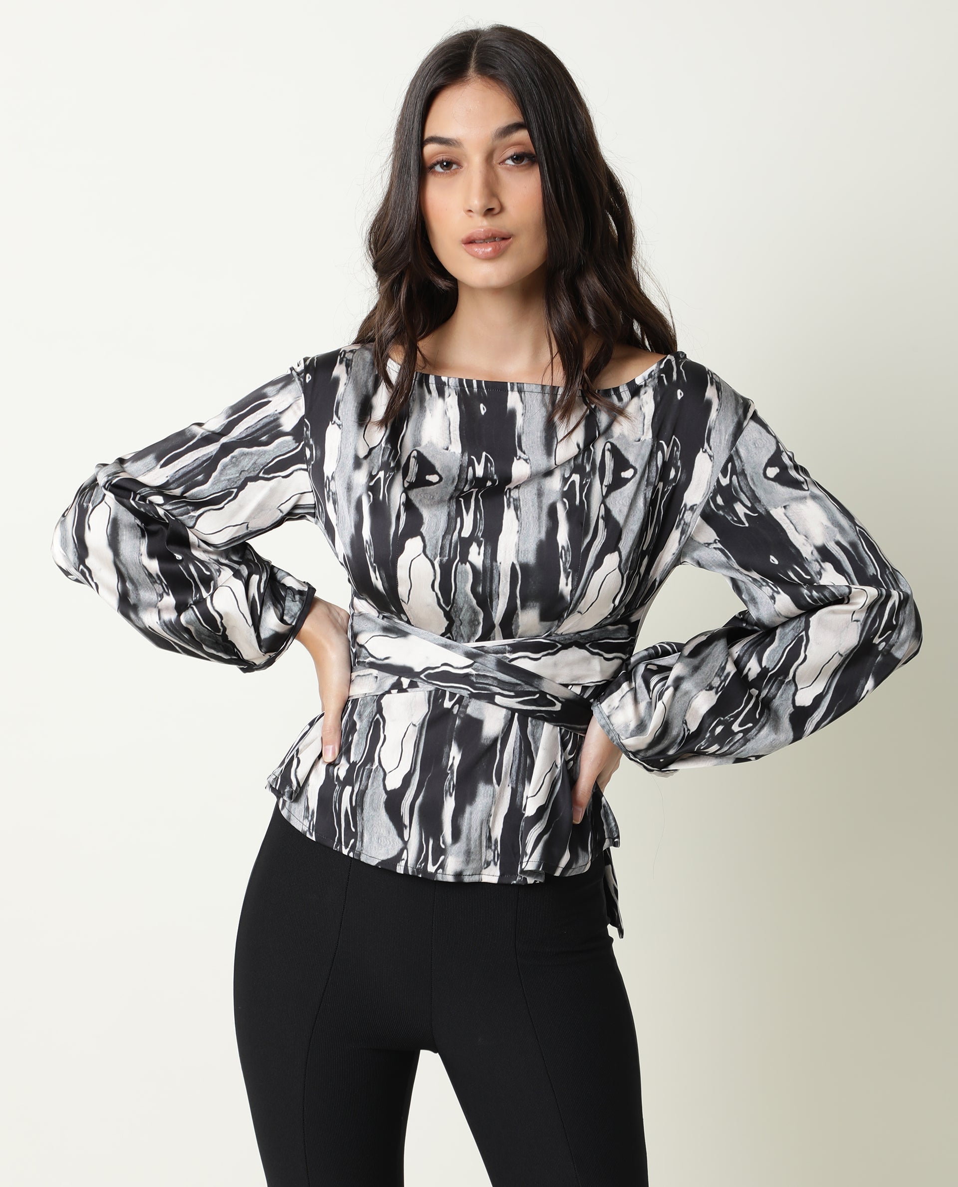 Rareism Women's Germa Black Top