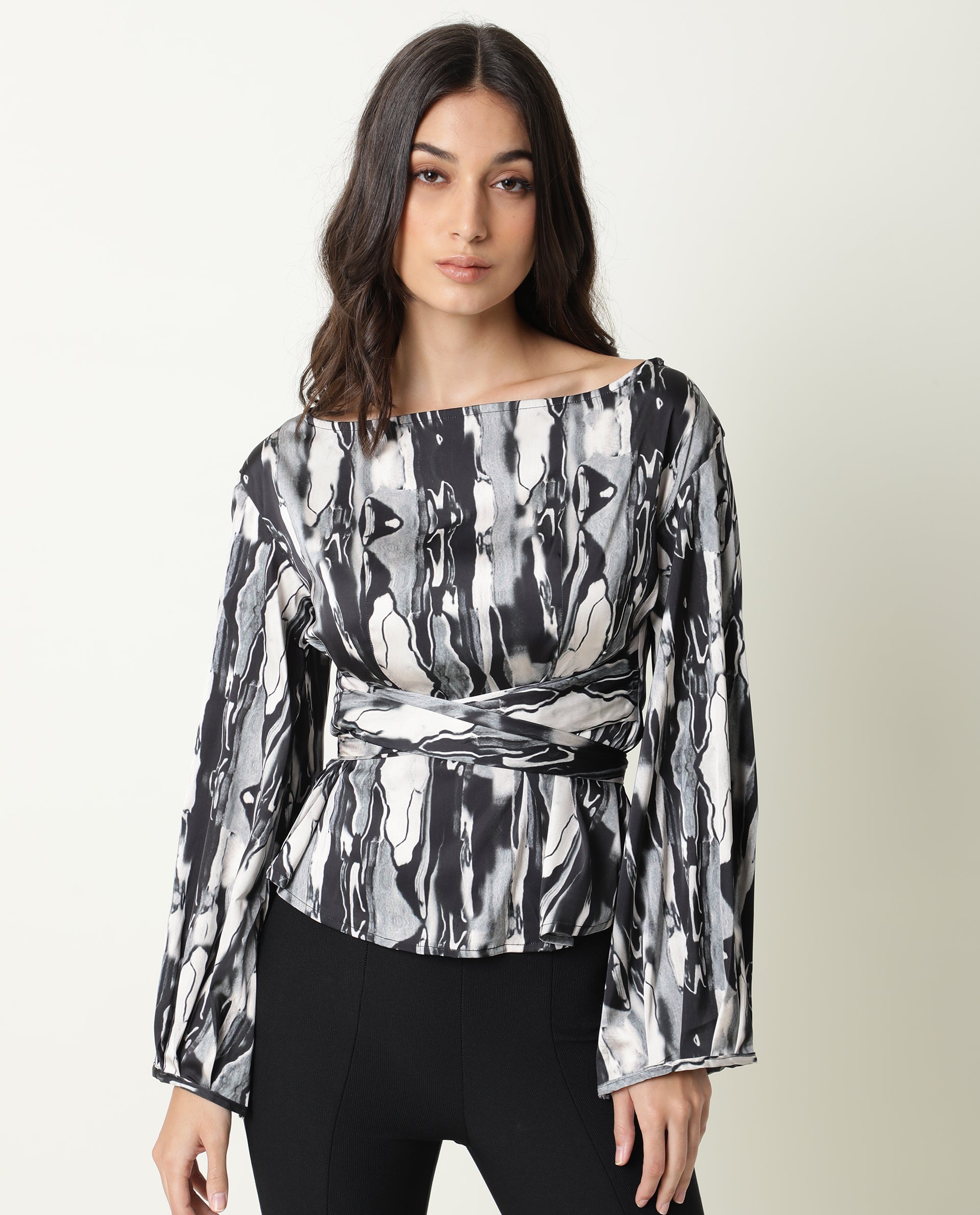 Rareism Women's Germa Black Top