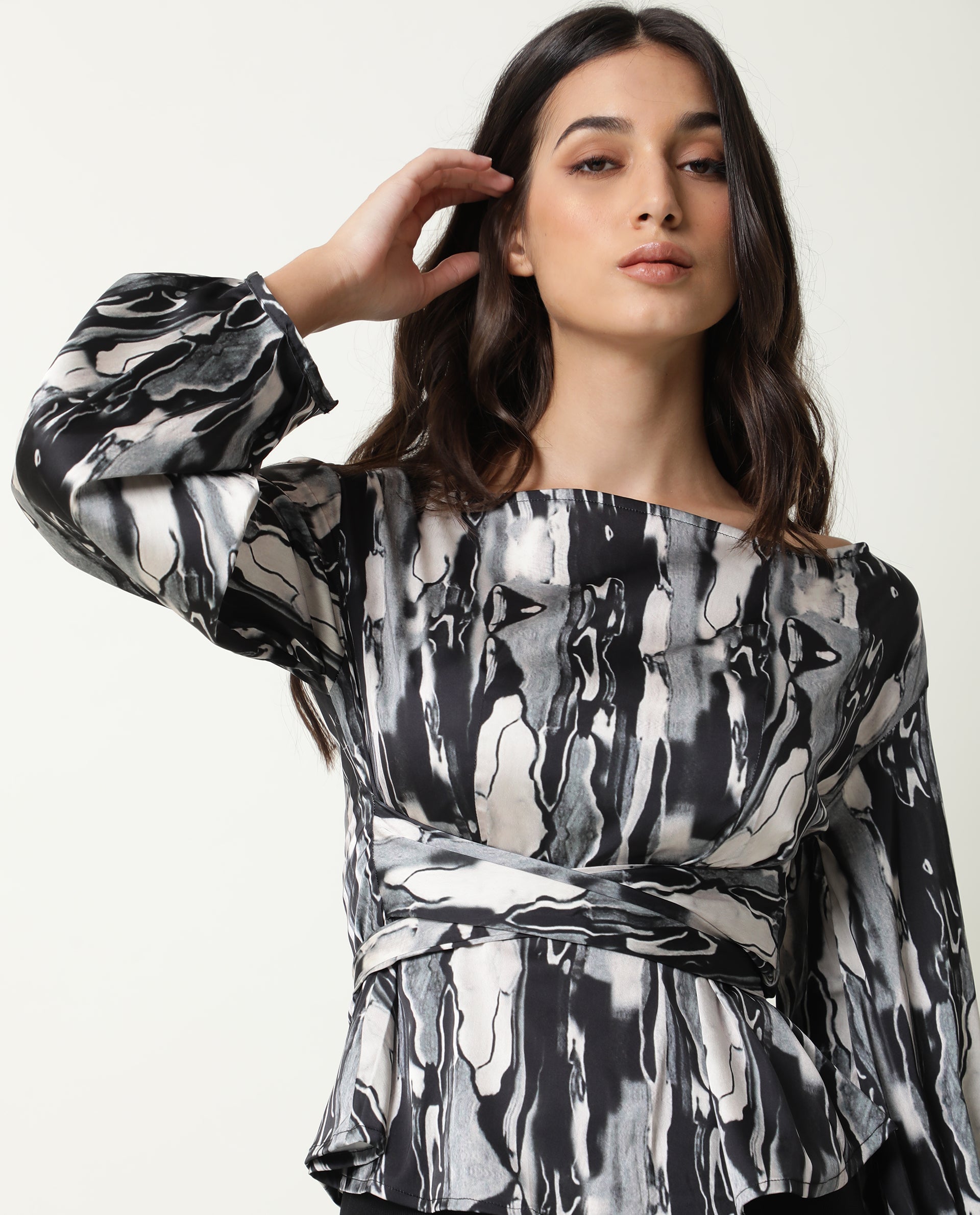 Rareism Women's Germa Black Top