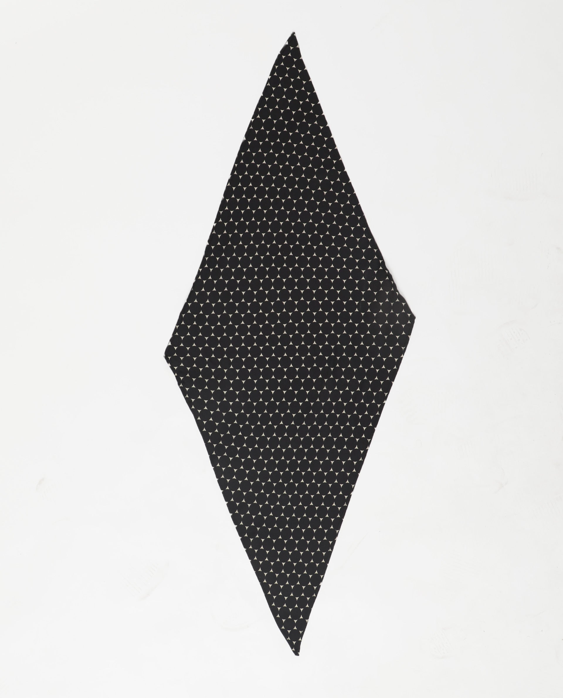 Rareism Women Mesmo Black Scarf Cotton Silk Fabric