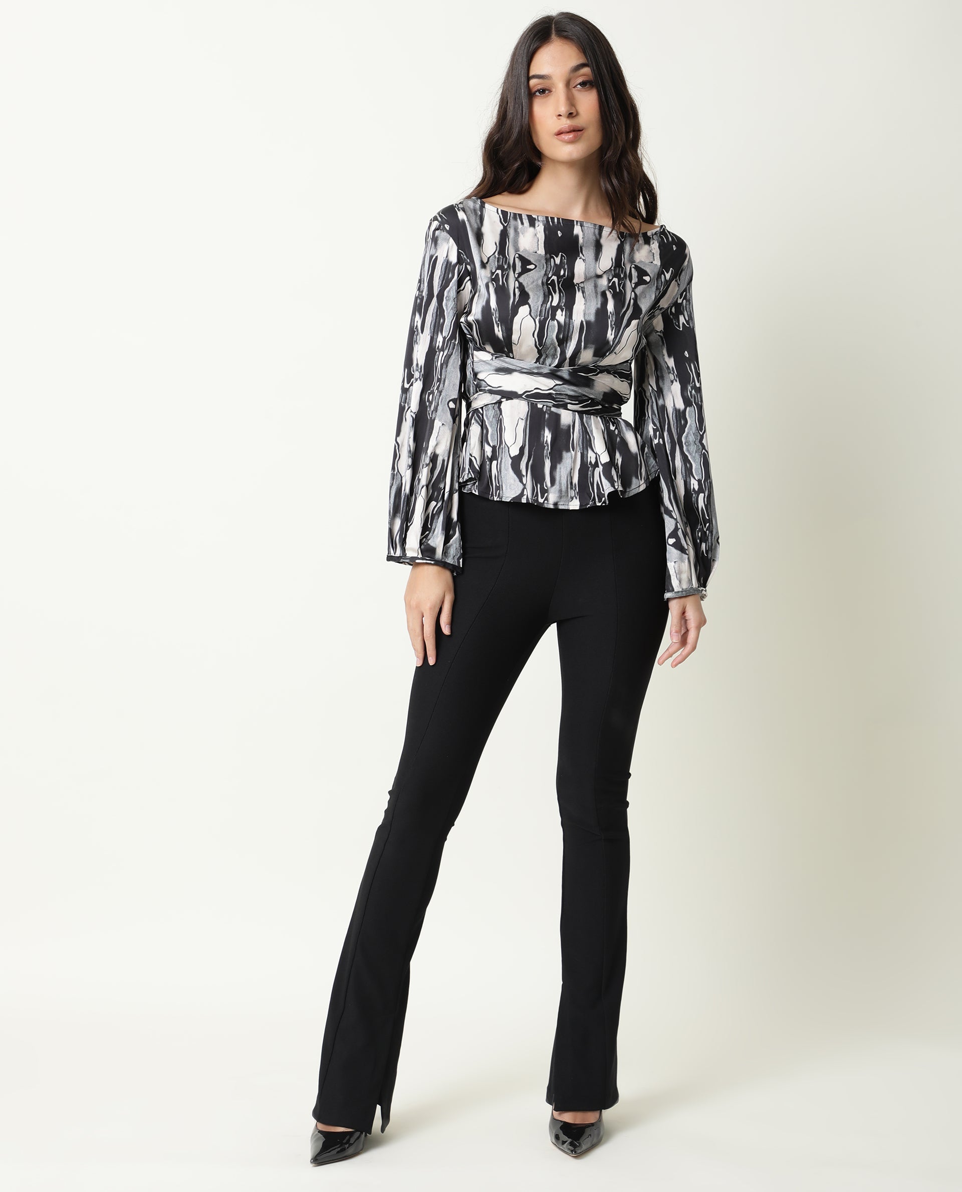 Rareism Women's Germa Black Top
