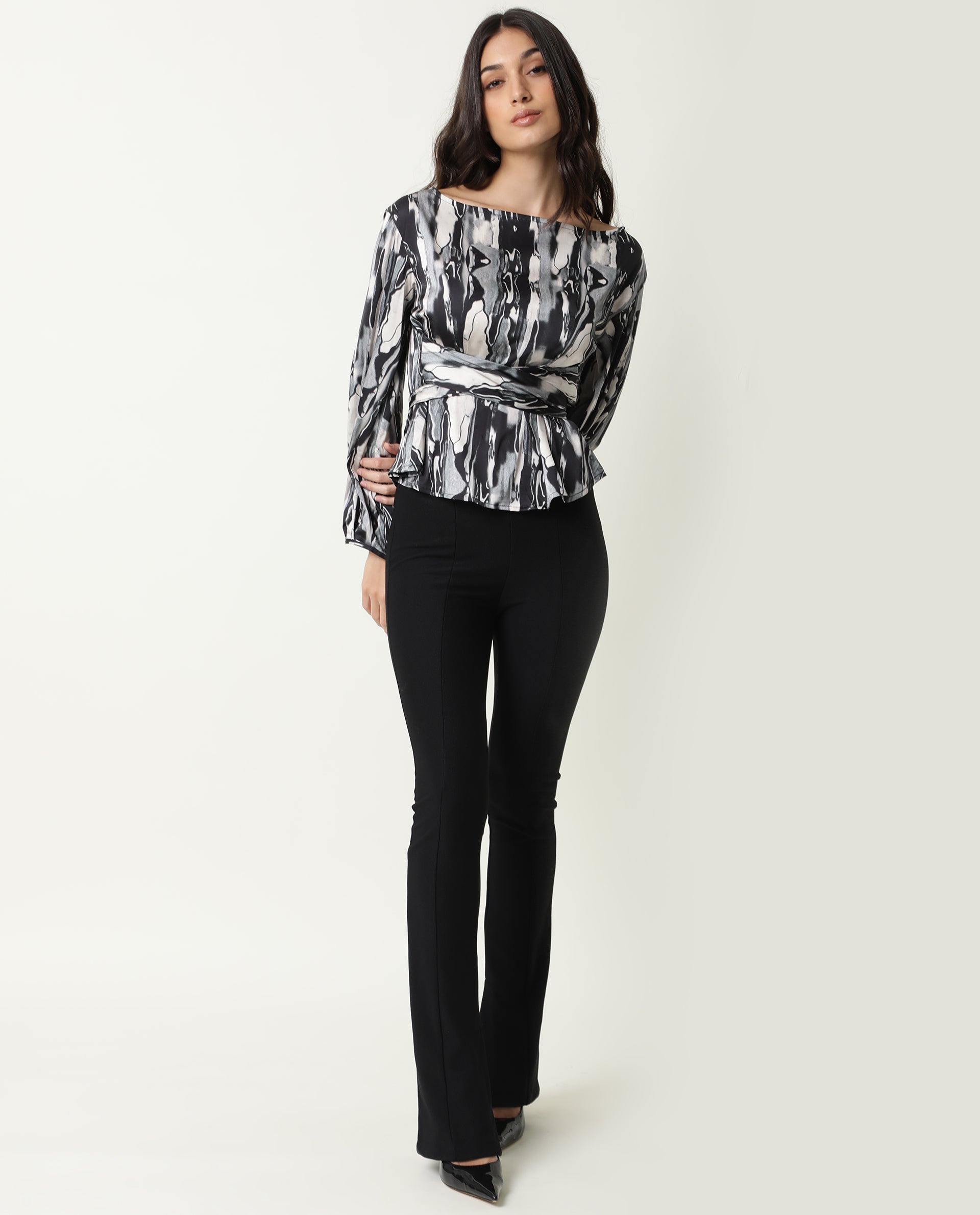 Rareism Women's Germa Black Top