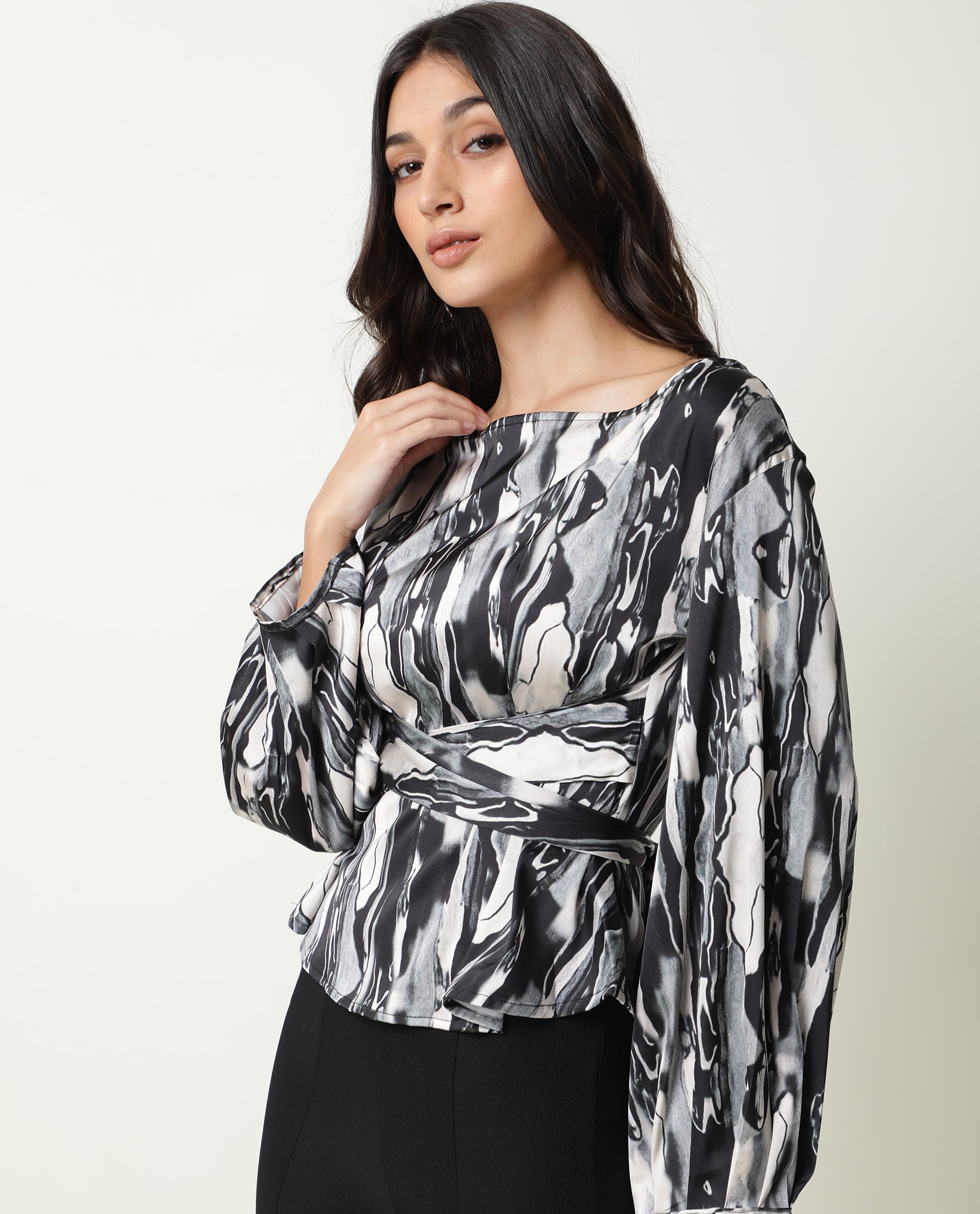 Rareism Women's Germa Black Top