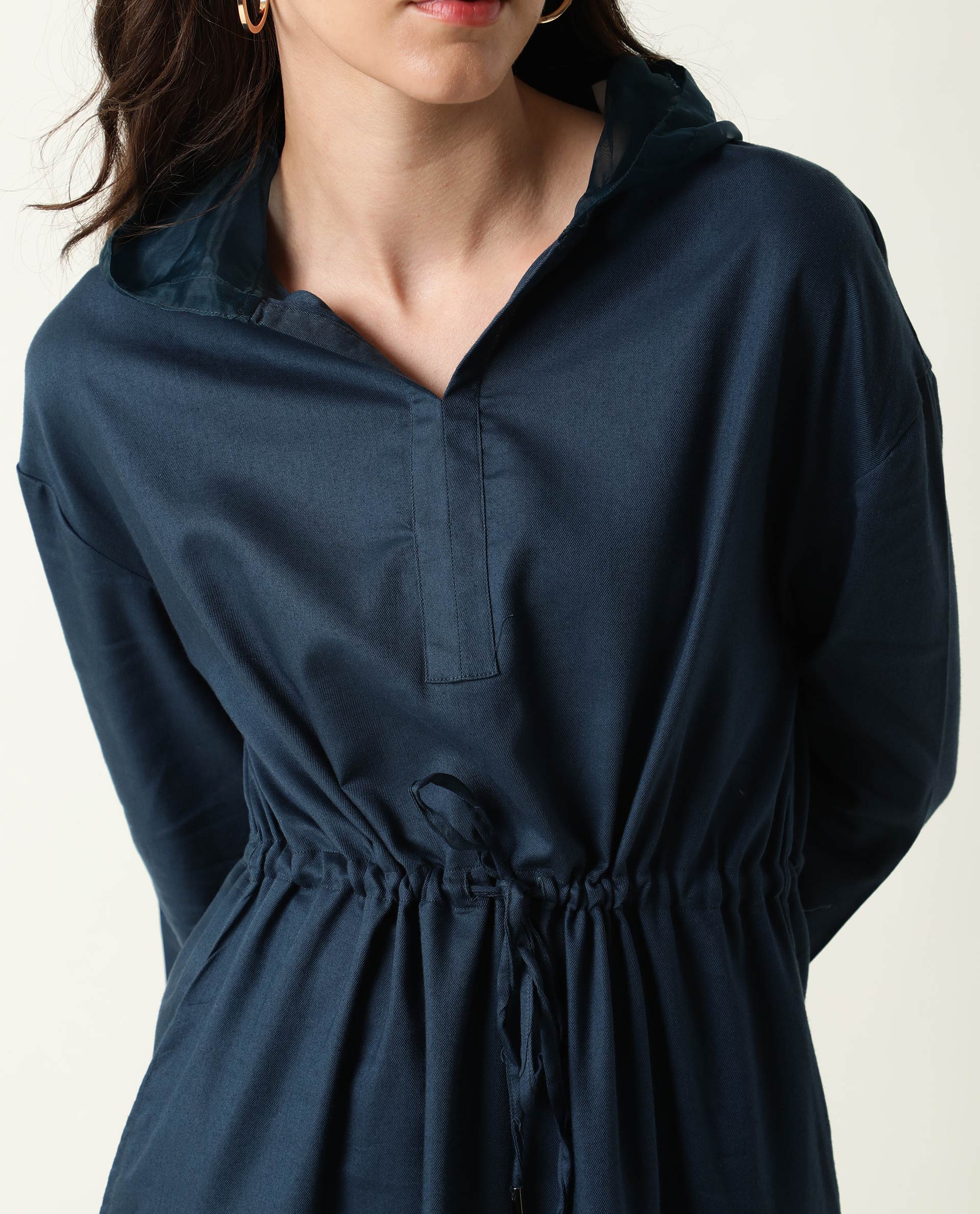 Rareism Women's Chalk Petrol Dress