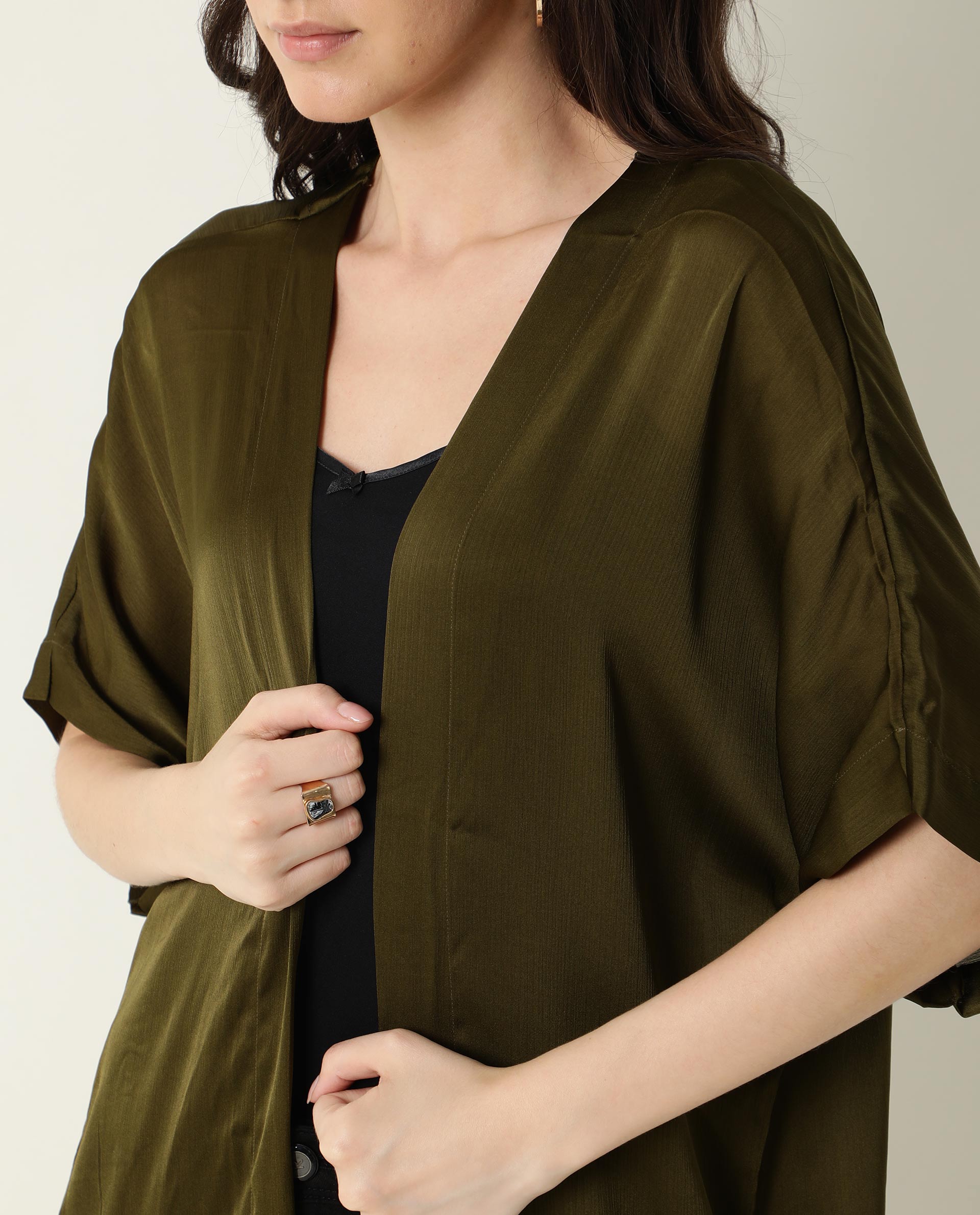 Rareism Women's Saga Green Outer Wear