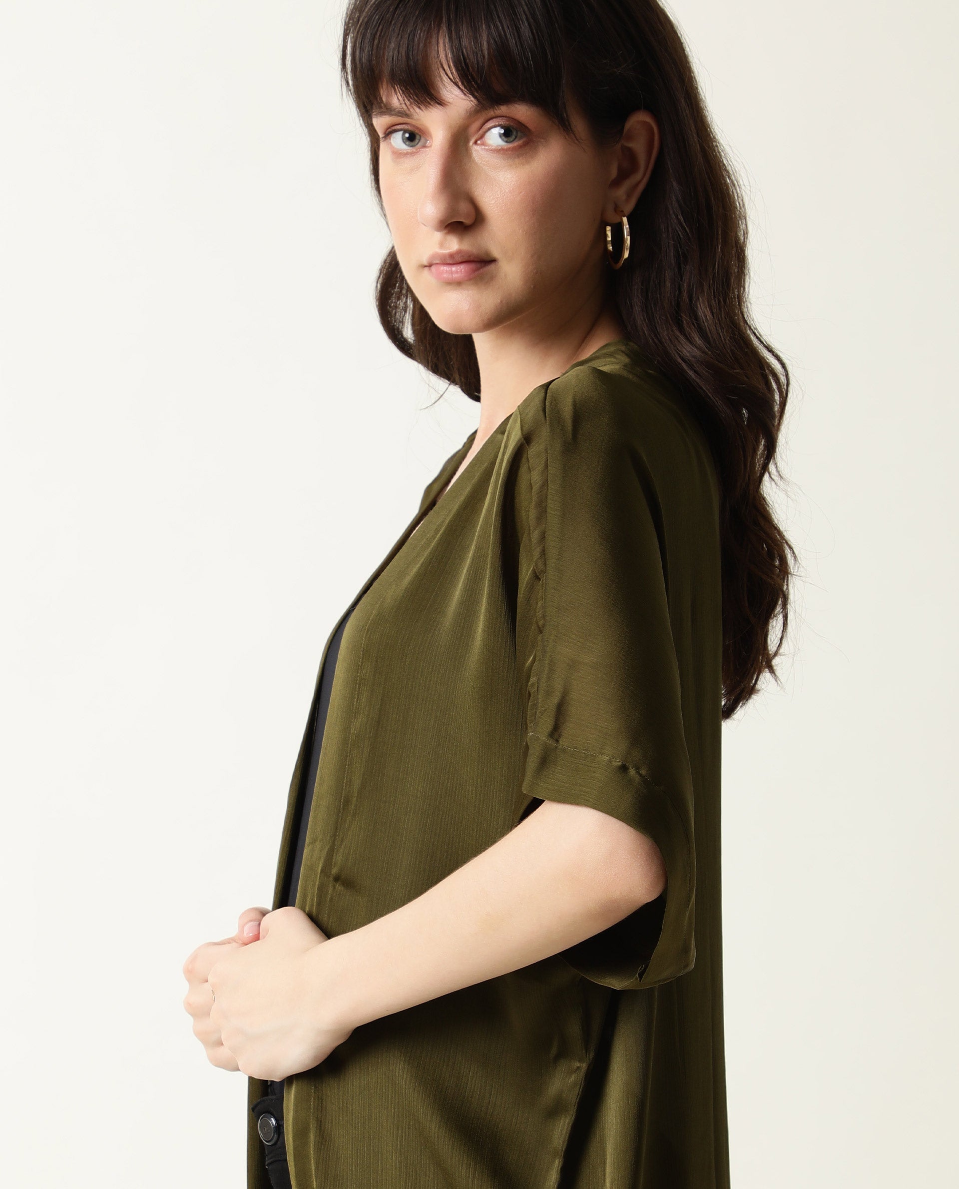 Rareism Women's Saga Green Outer Wear