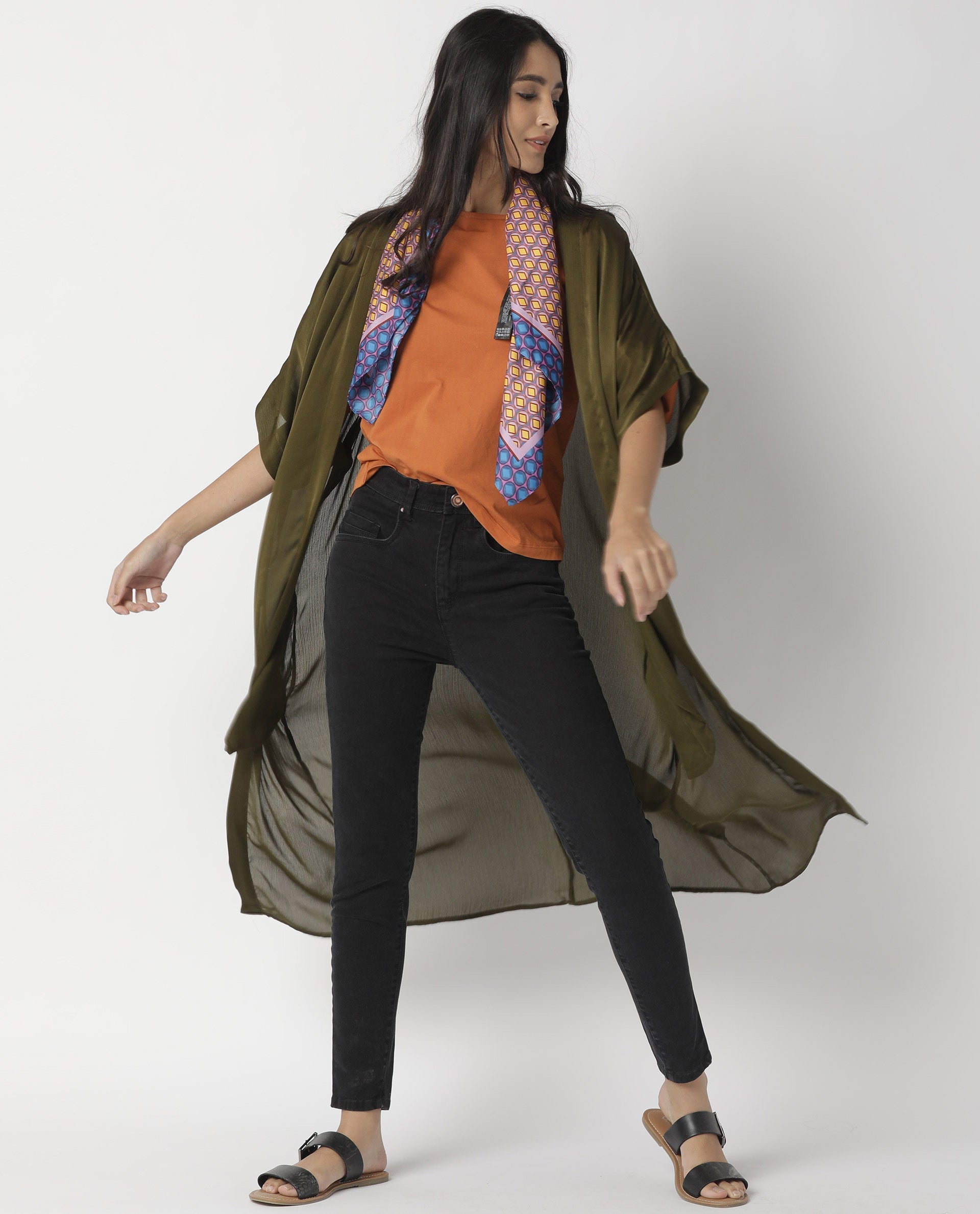 Rareism Women's Saga Green Outer Wear