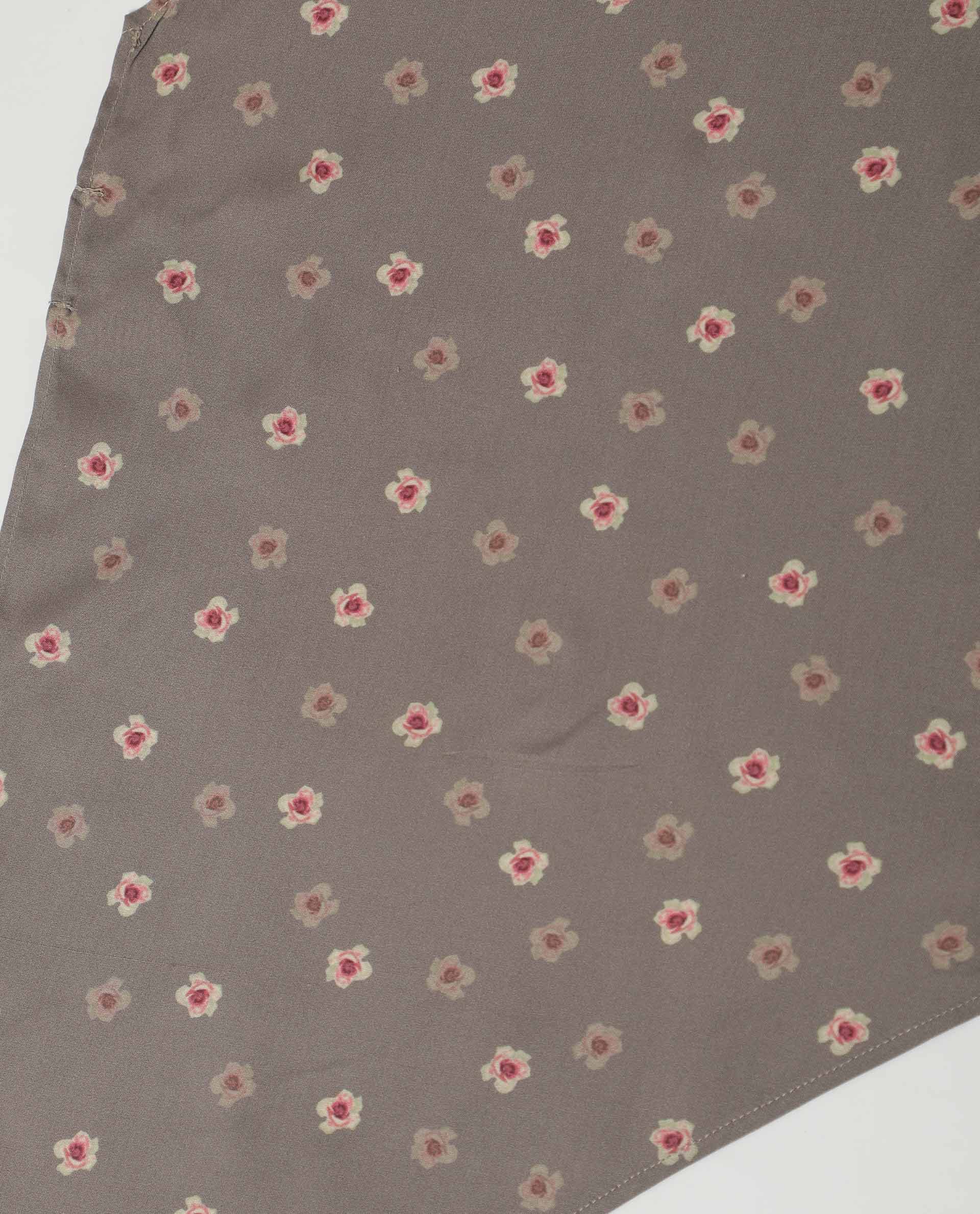 Rareism Women's Rixley Grey Floral Print Scarf