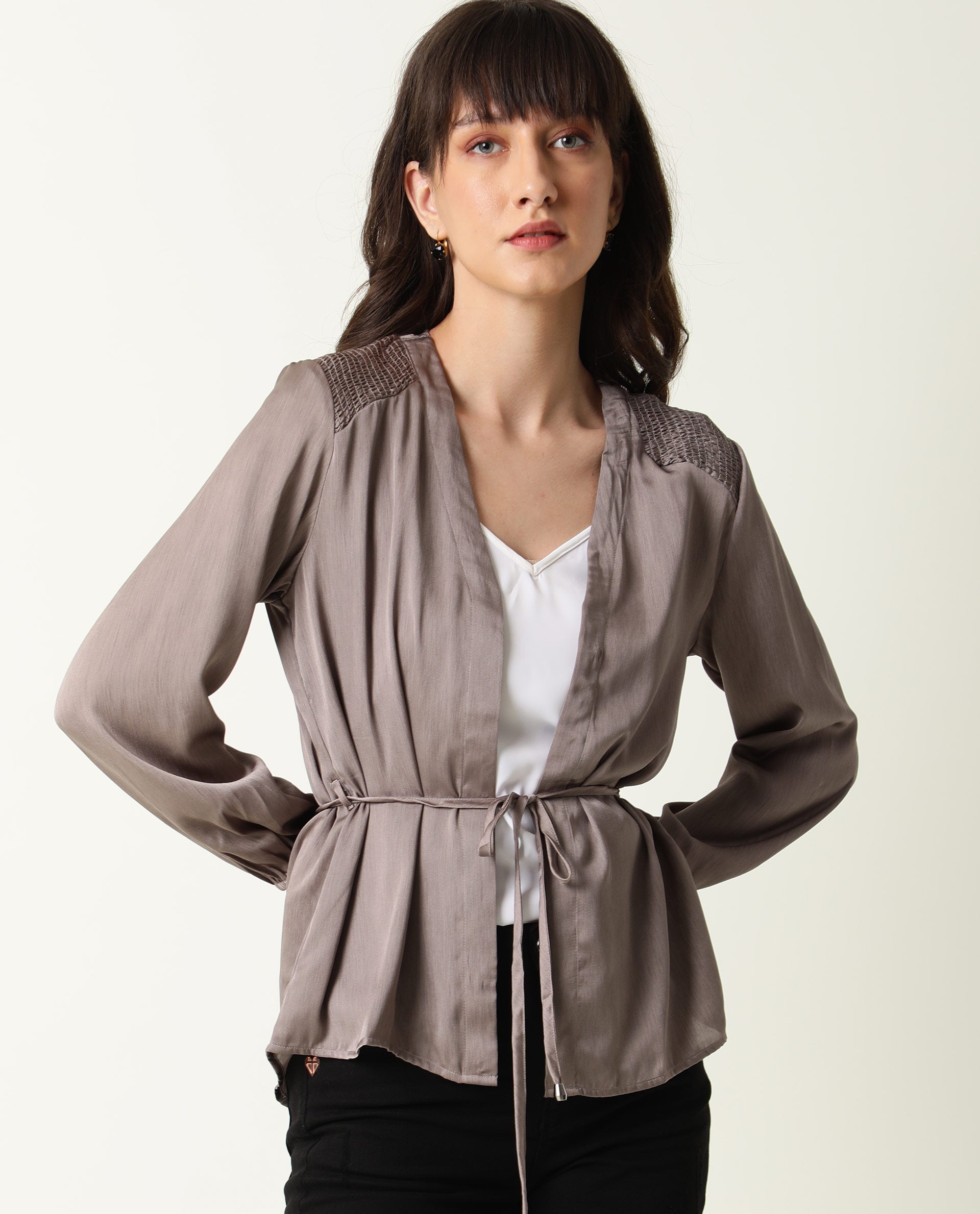 Rareism Women's Hallo Beige Outer Wear