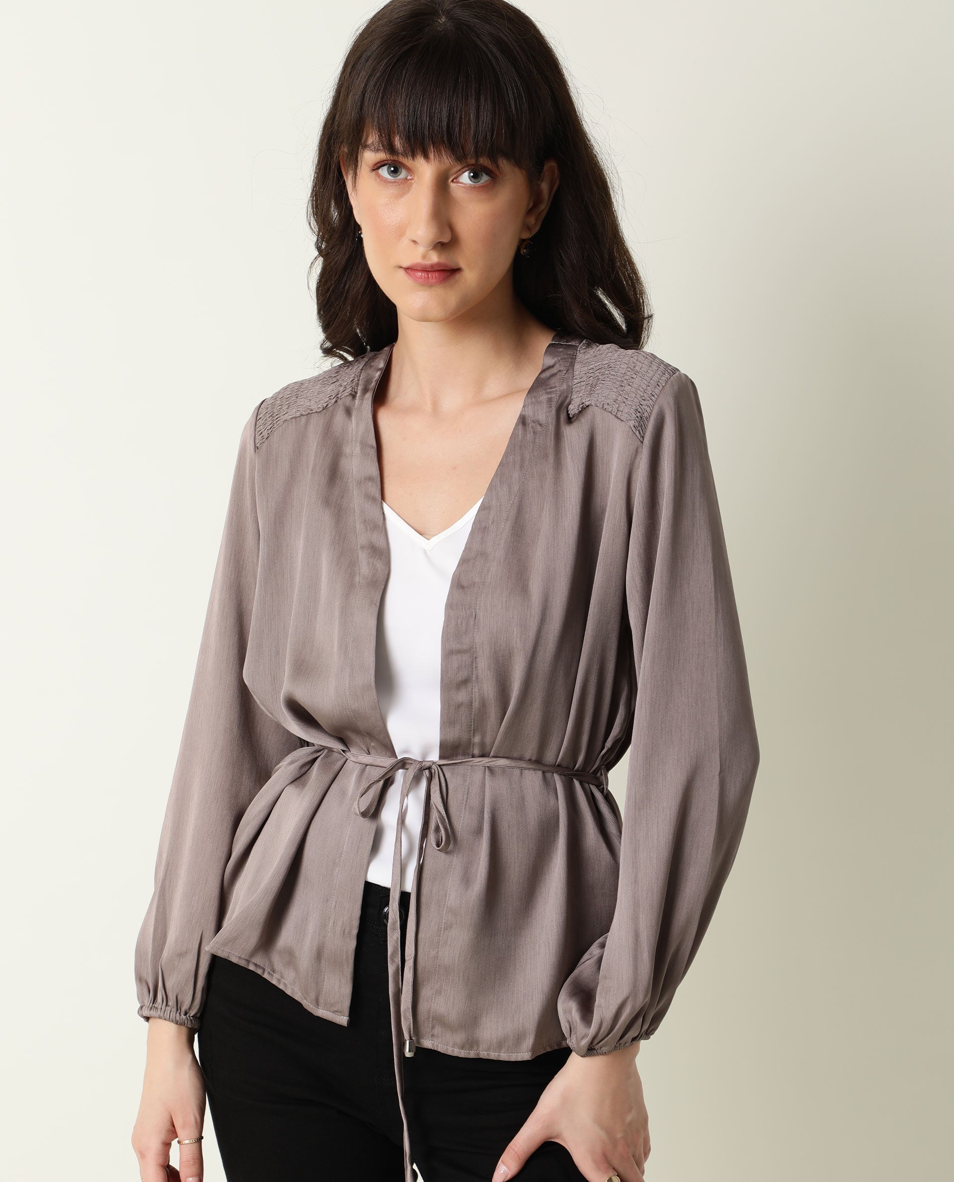 Rareism Women's Hallo Beige Outer Wear