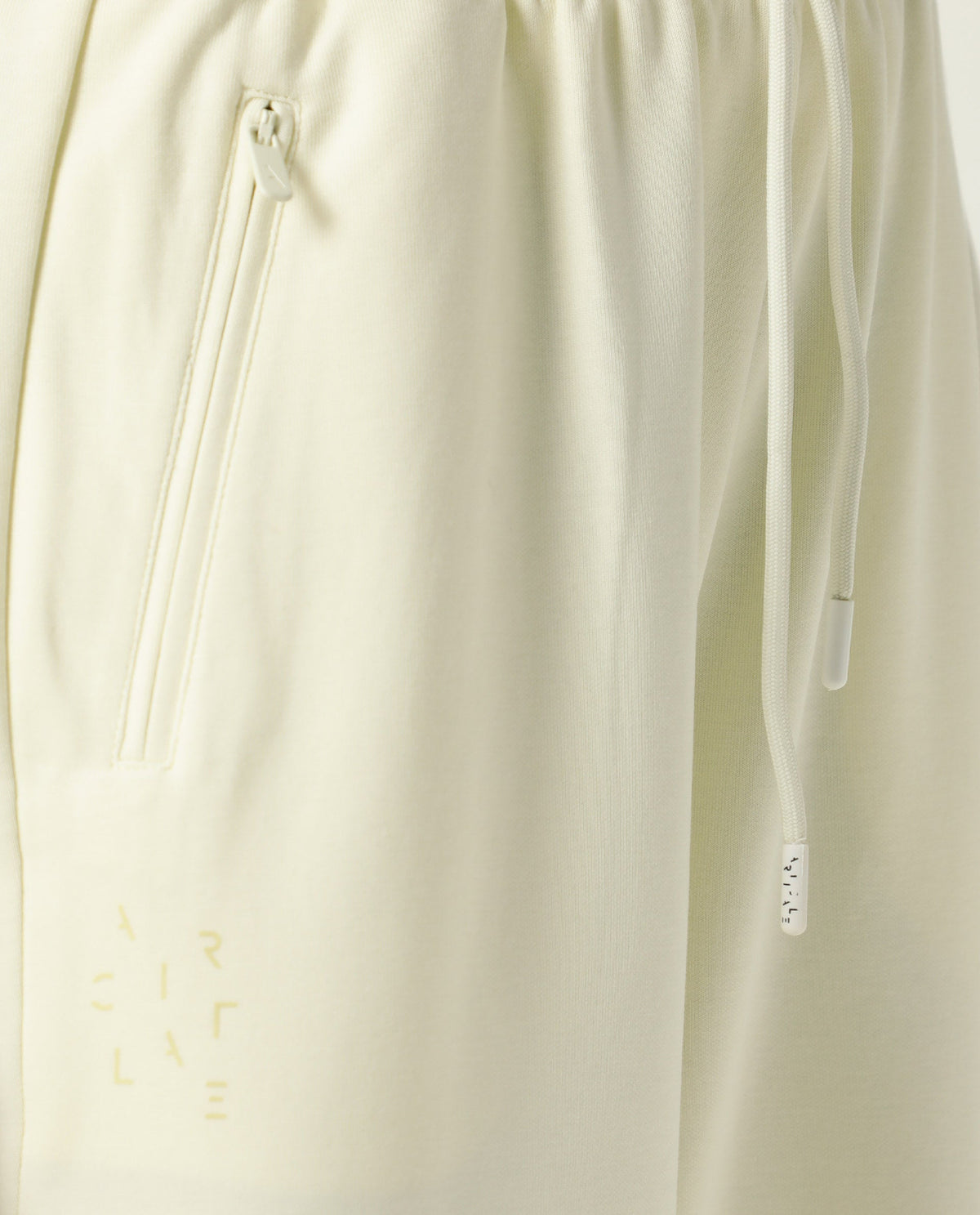 Rareism Women Capsule Light Yellow Cotton Blend Fabric Relaxed Fit Solid Mid Rise Ankle Length Track Pant