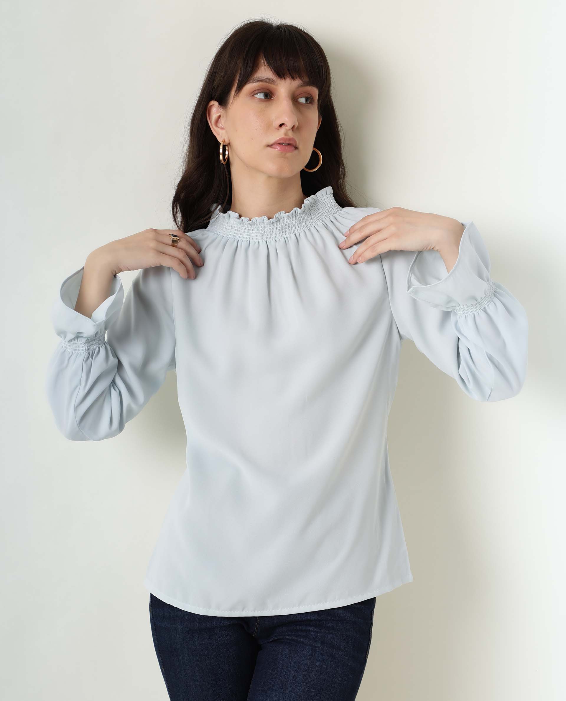 Rareism Women's Kusho Blue Top