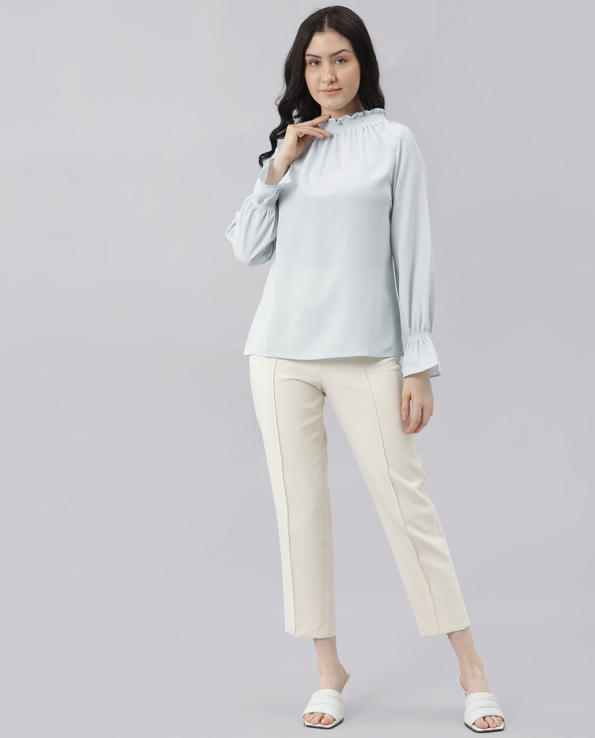 Rareism Women's Kusho Blue Top
